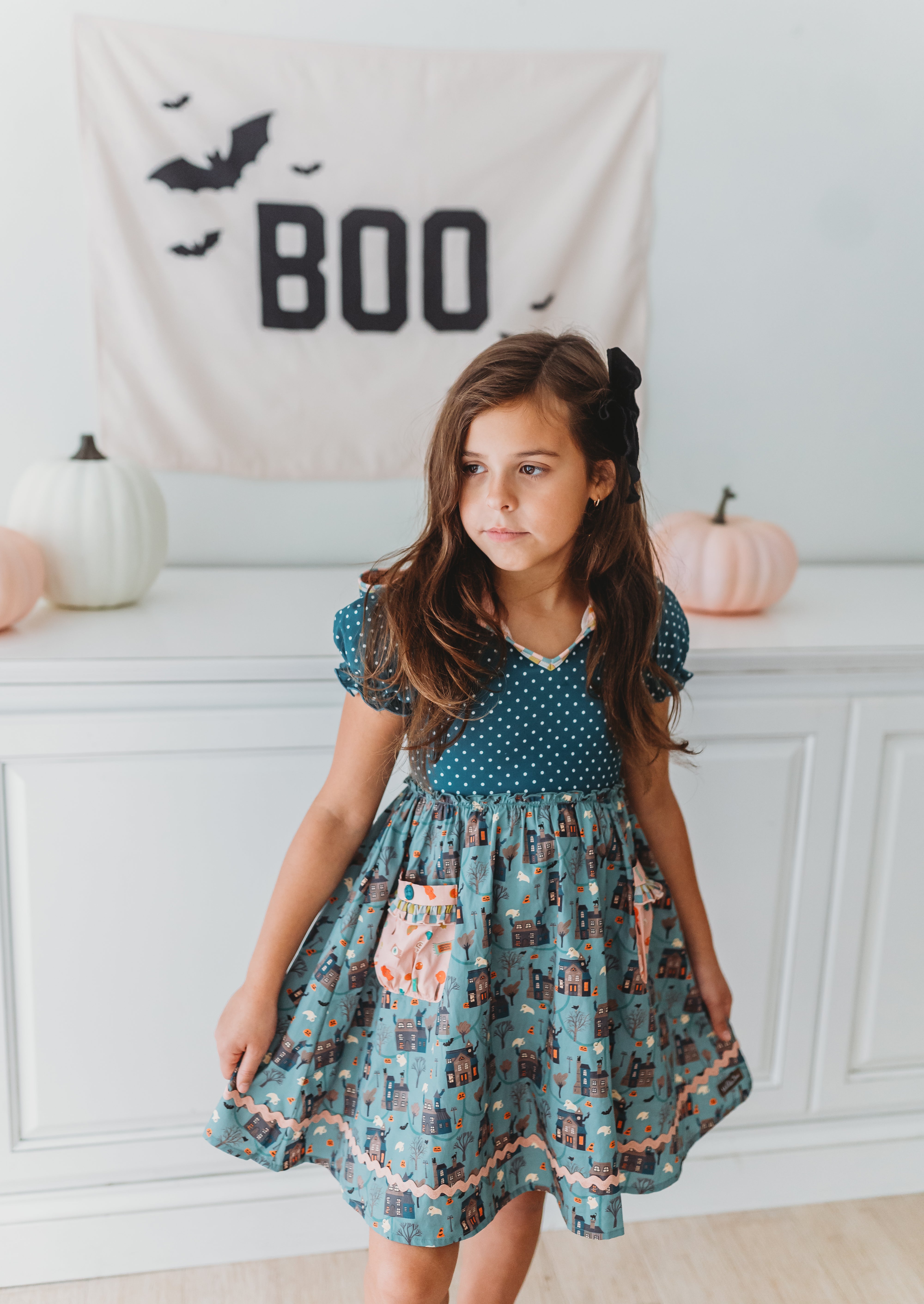 Little Haunts Lane Hooded Dress (Pre-Order)