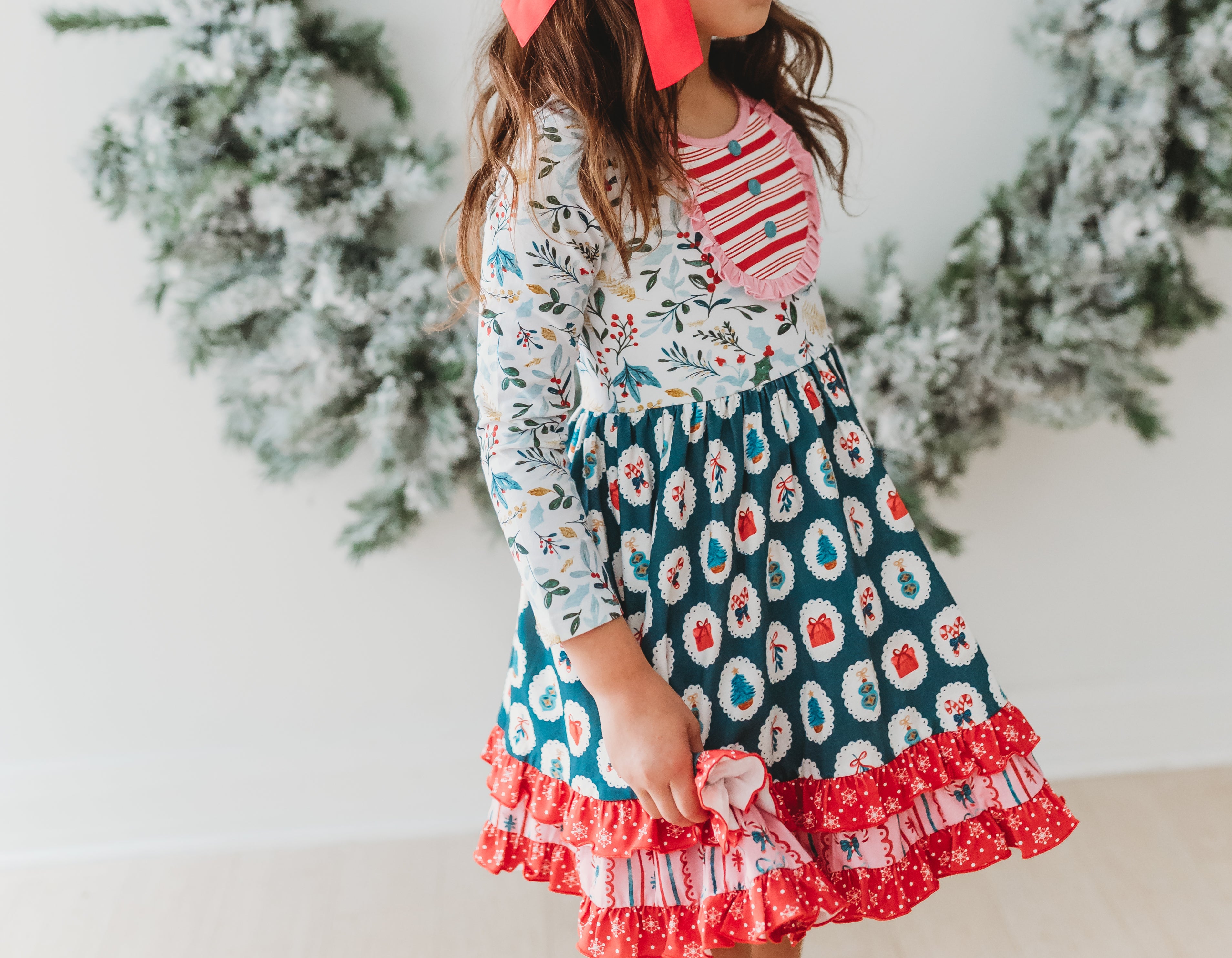 Mistletoe Magic Bib Dress