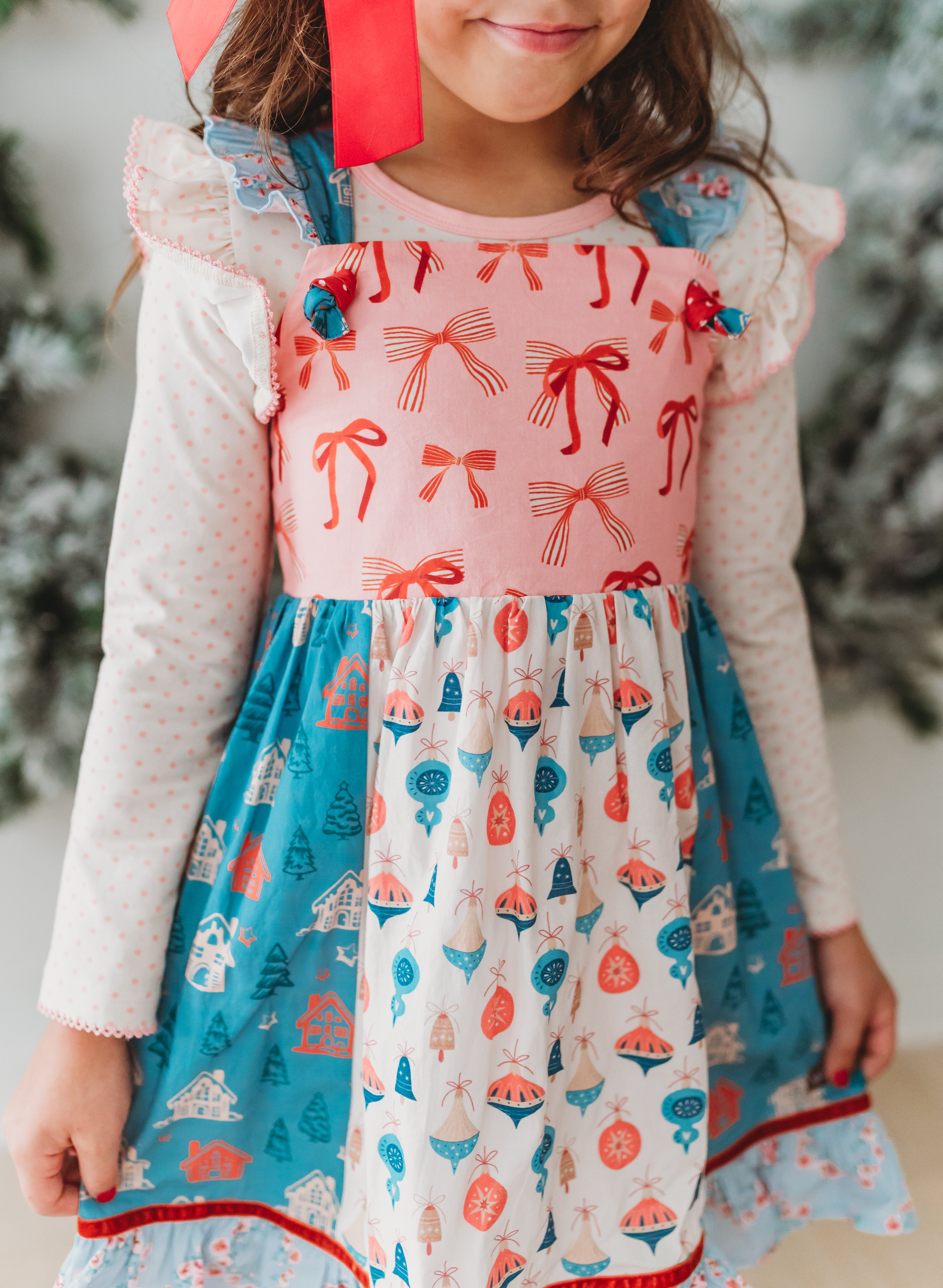 Frosty Funland Knot Dress