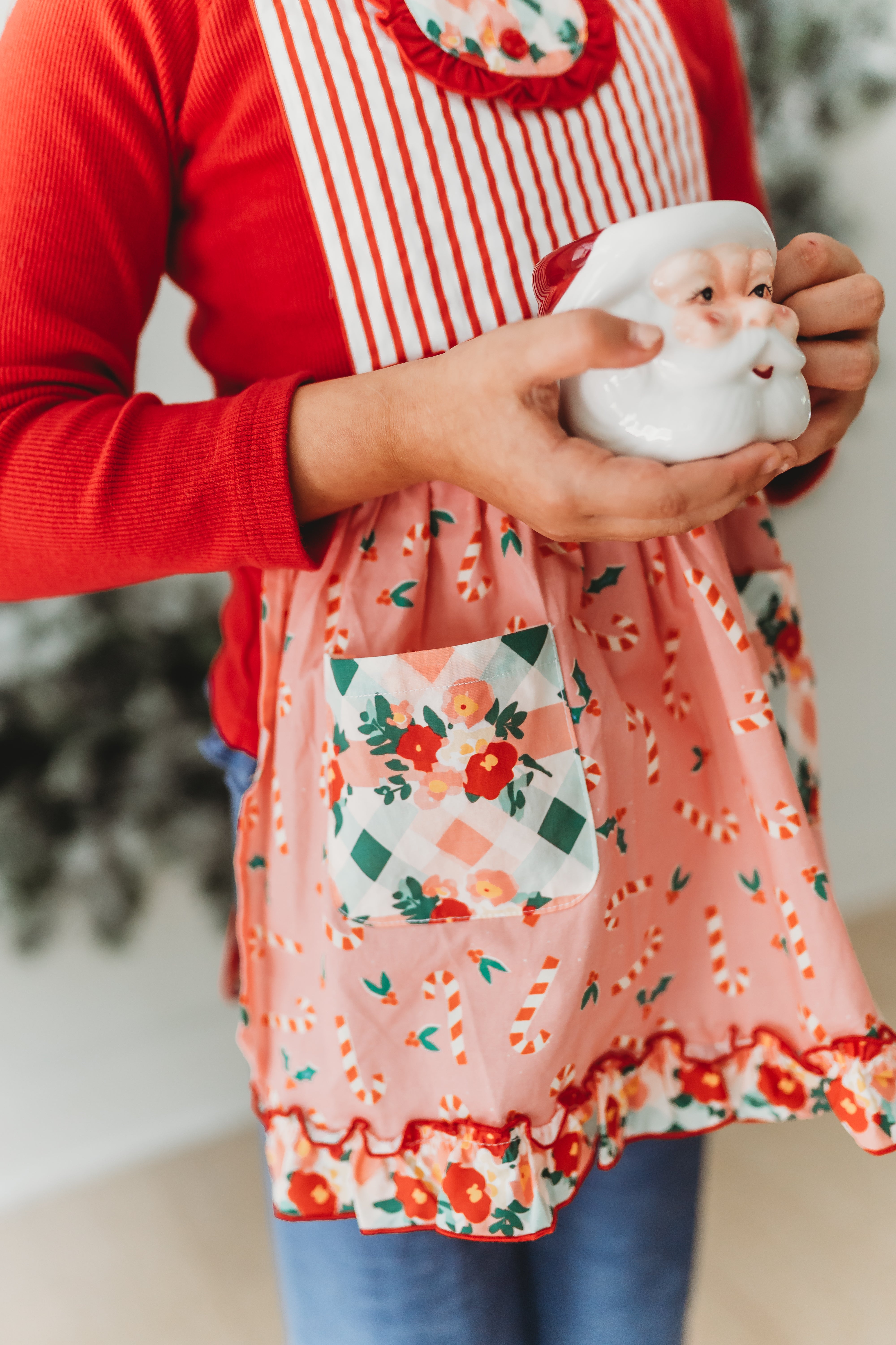 Peppermint Swirl Dreams Apron