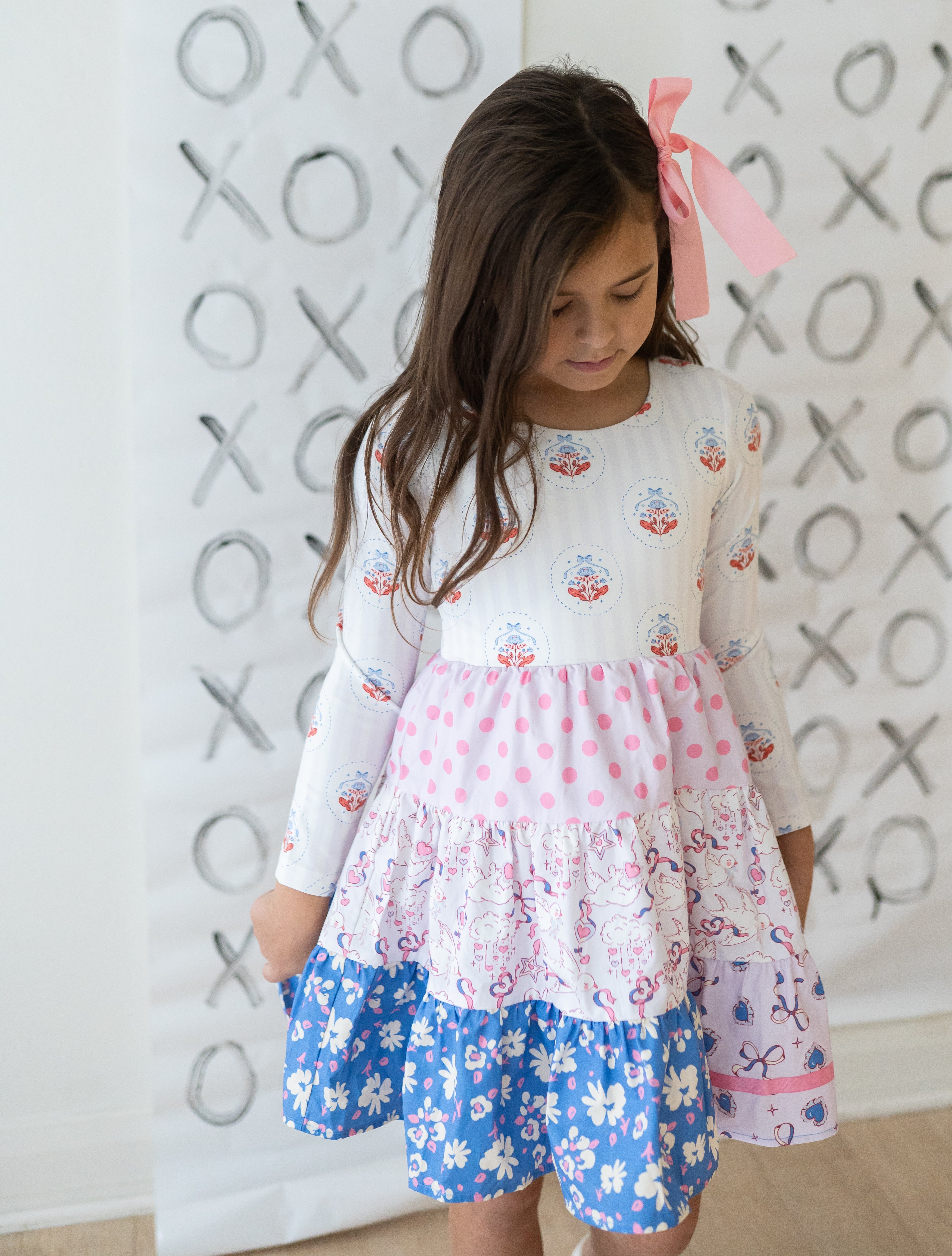 Wings Of Love Panel Dress