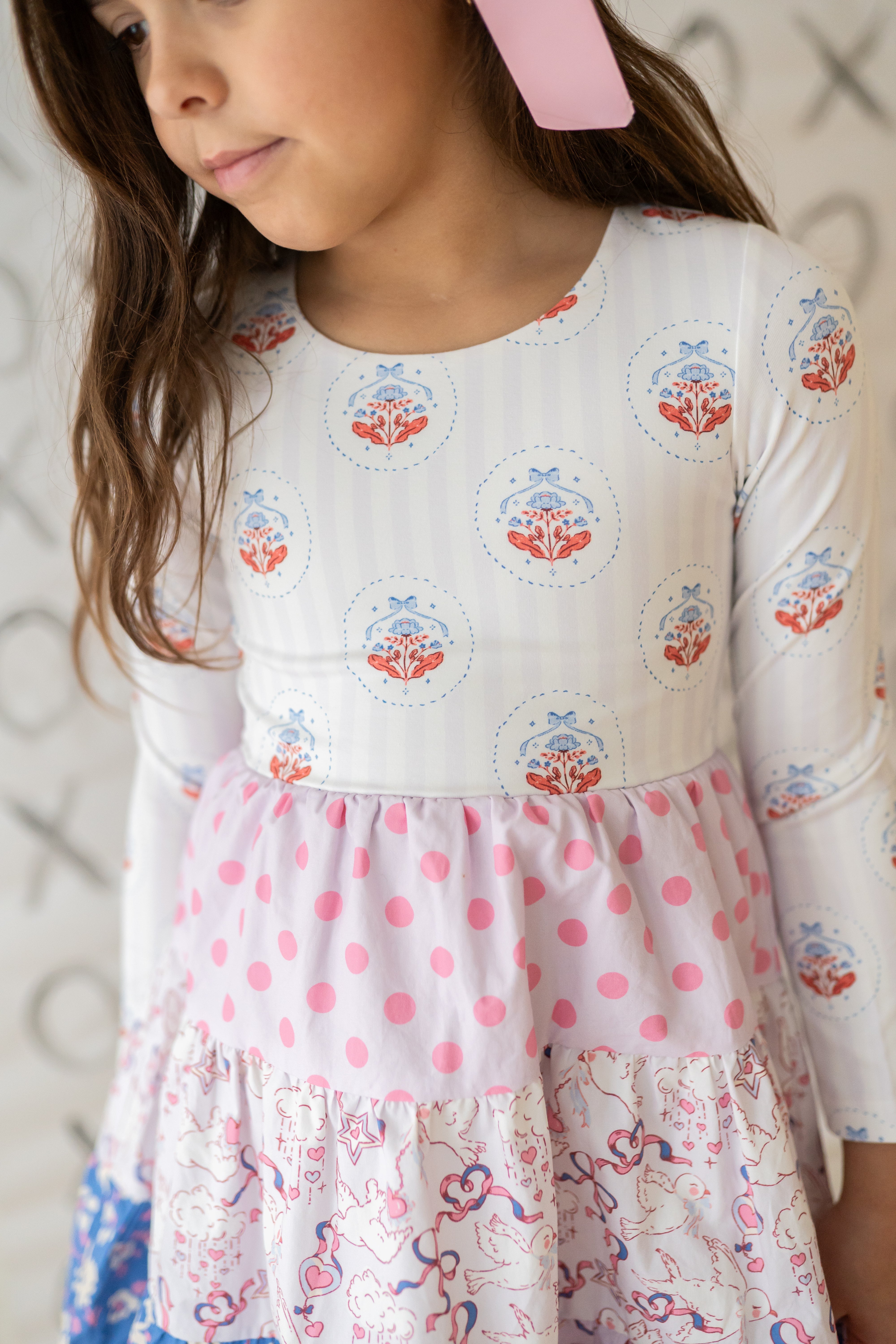 Wings Of Love Panel Dress