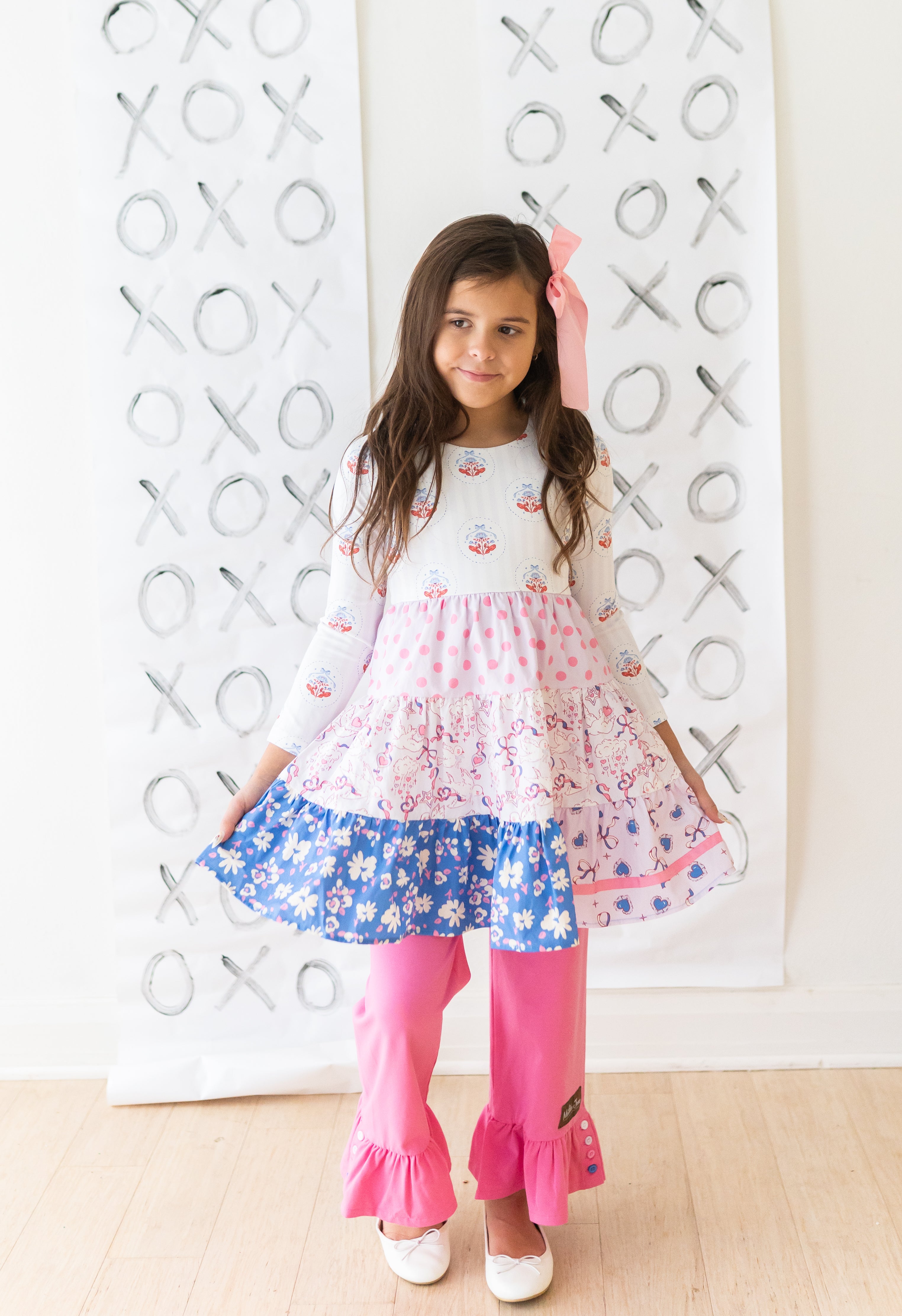 Wings Of Love Panel Dress