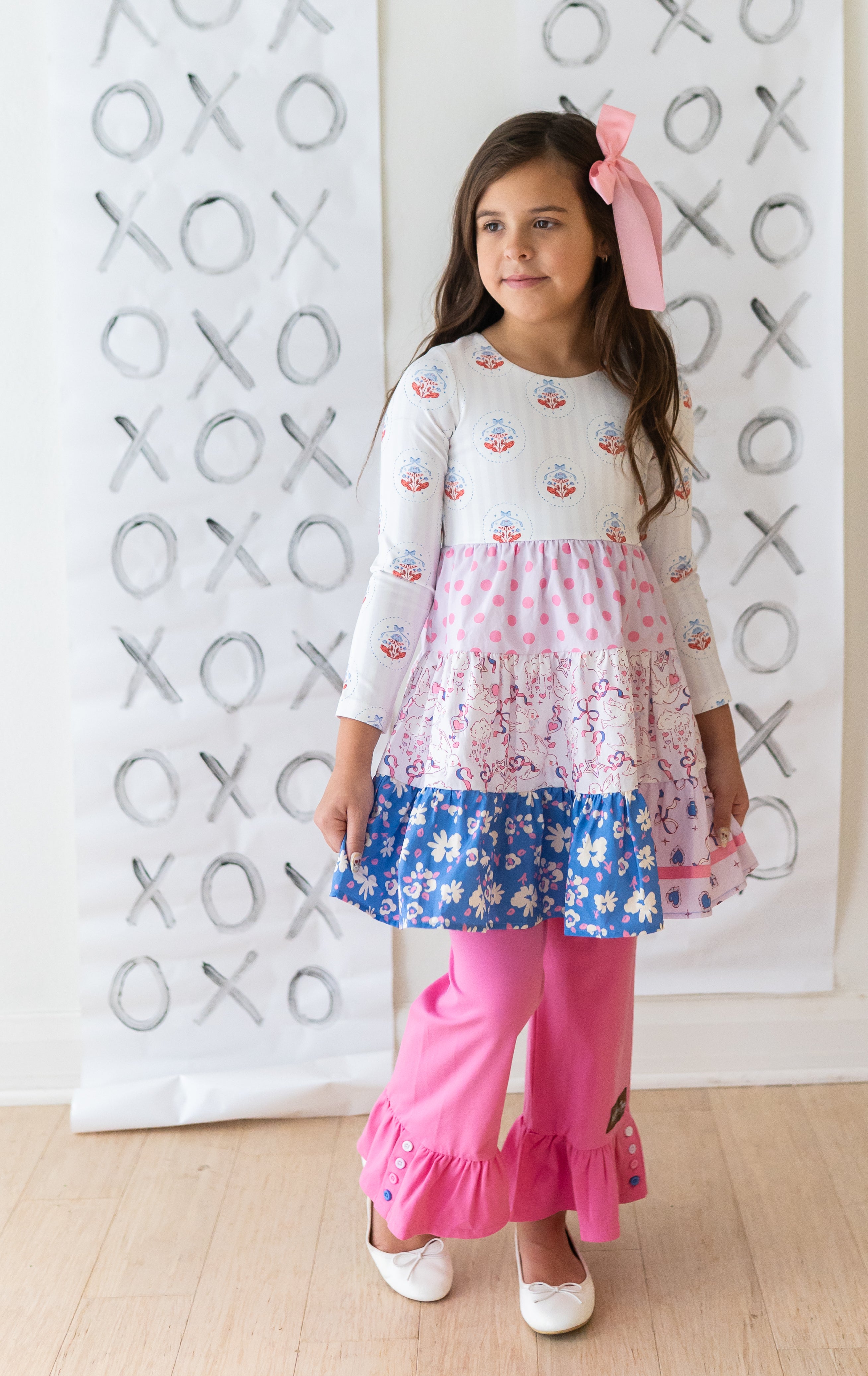 Wings Of Love Panel Dress