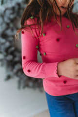 Pom Pom Sweater - Gleeful Twinkleberry