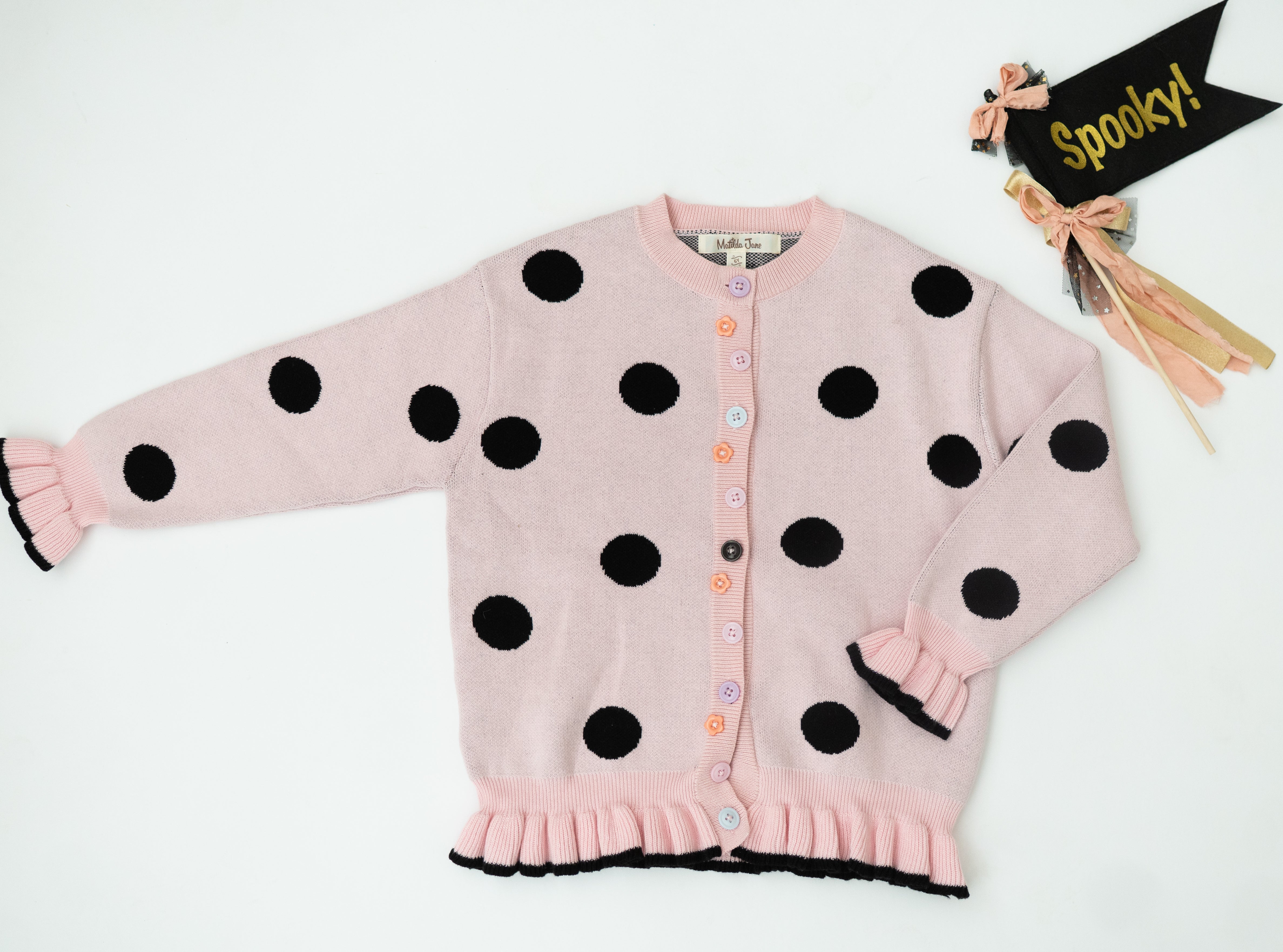 Dot Dot Boo Cardigan  (Pre-Order)
