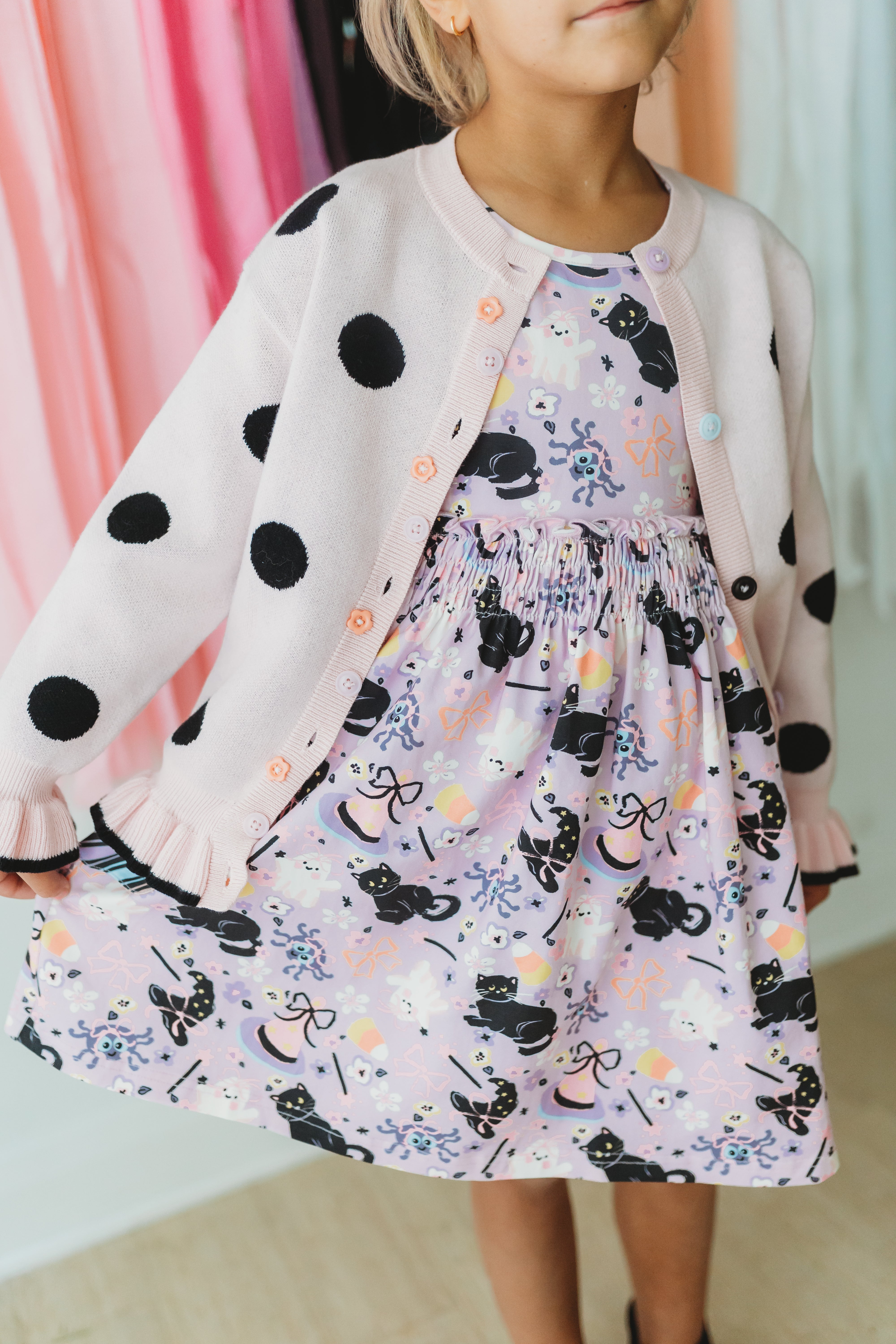 Dot Dot Boo Cardigan  (Pre-Order)