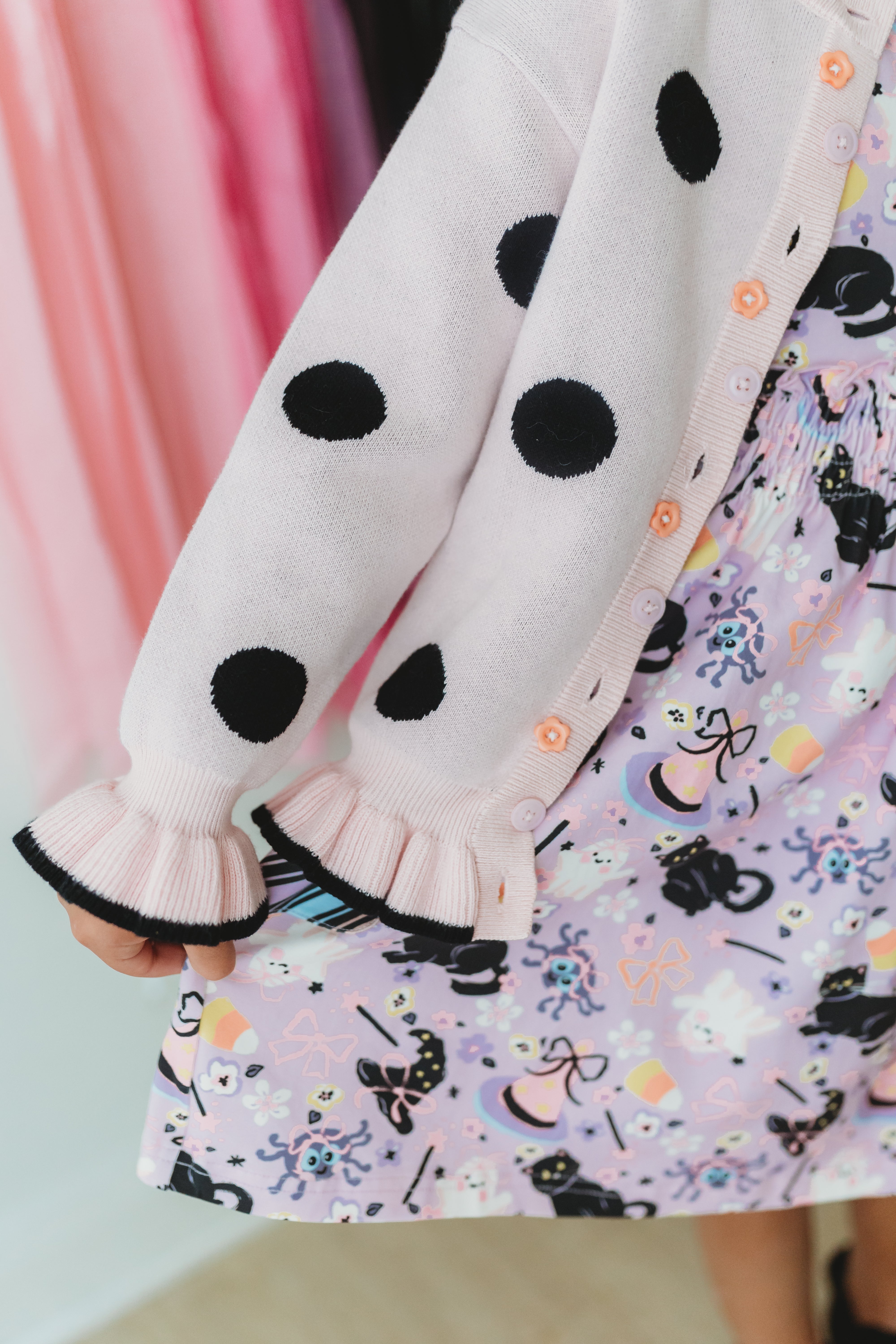 Dot Dot Boo Cardigan  (Pre-Order)