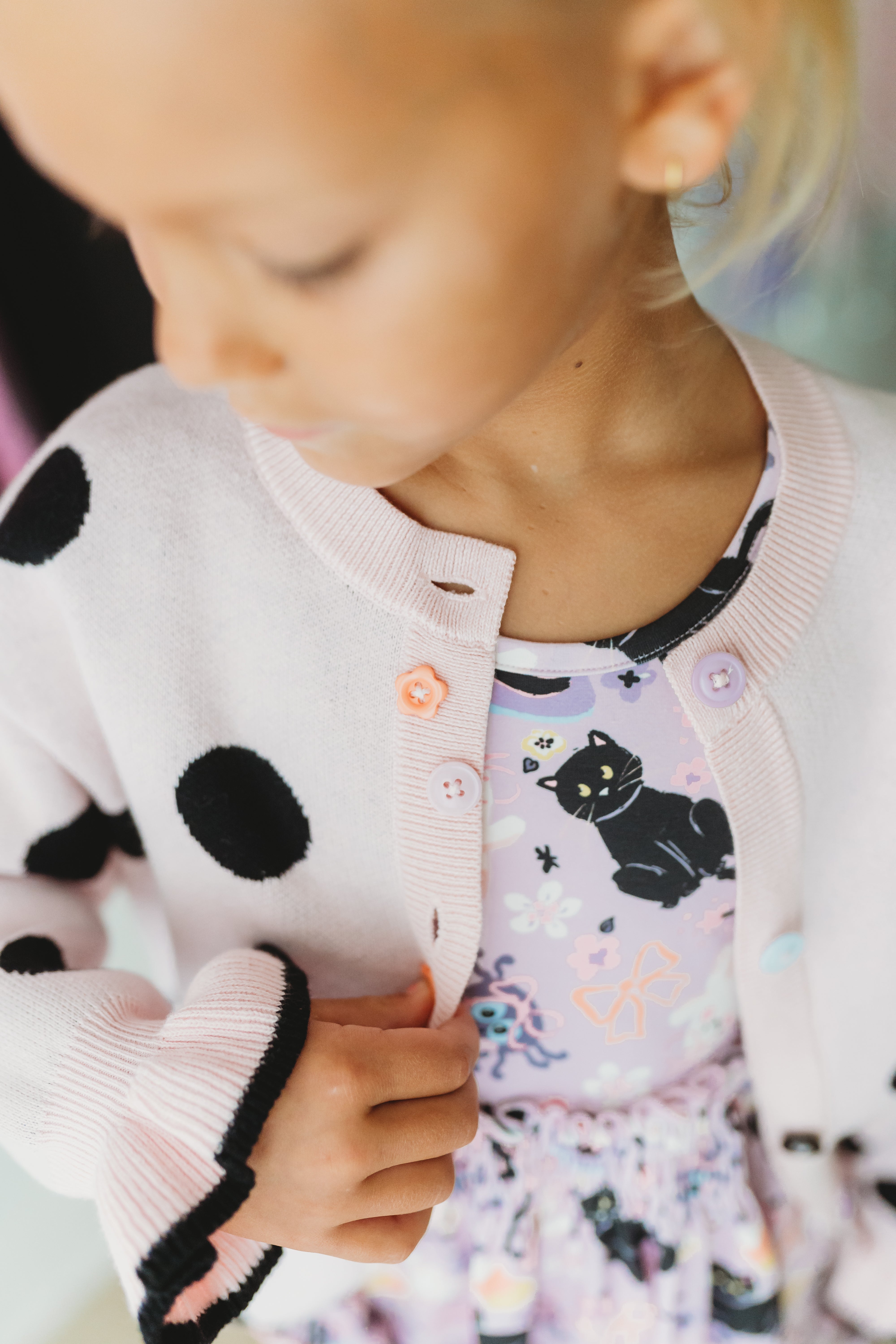 Dot Dot Boo Cardigan  (Pre-Order)