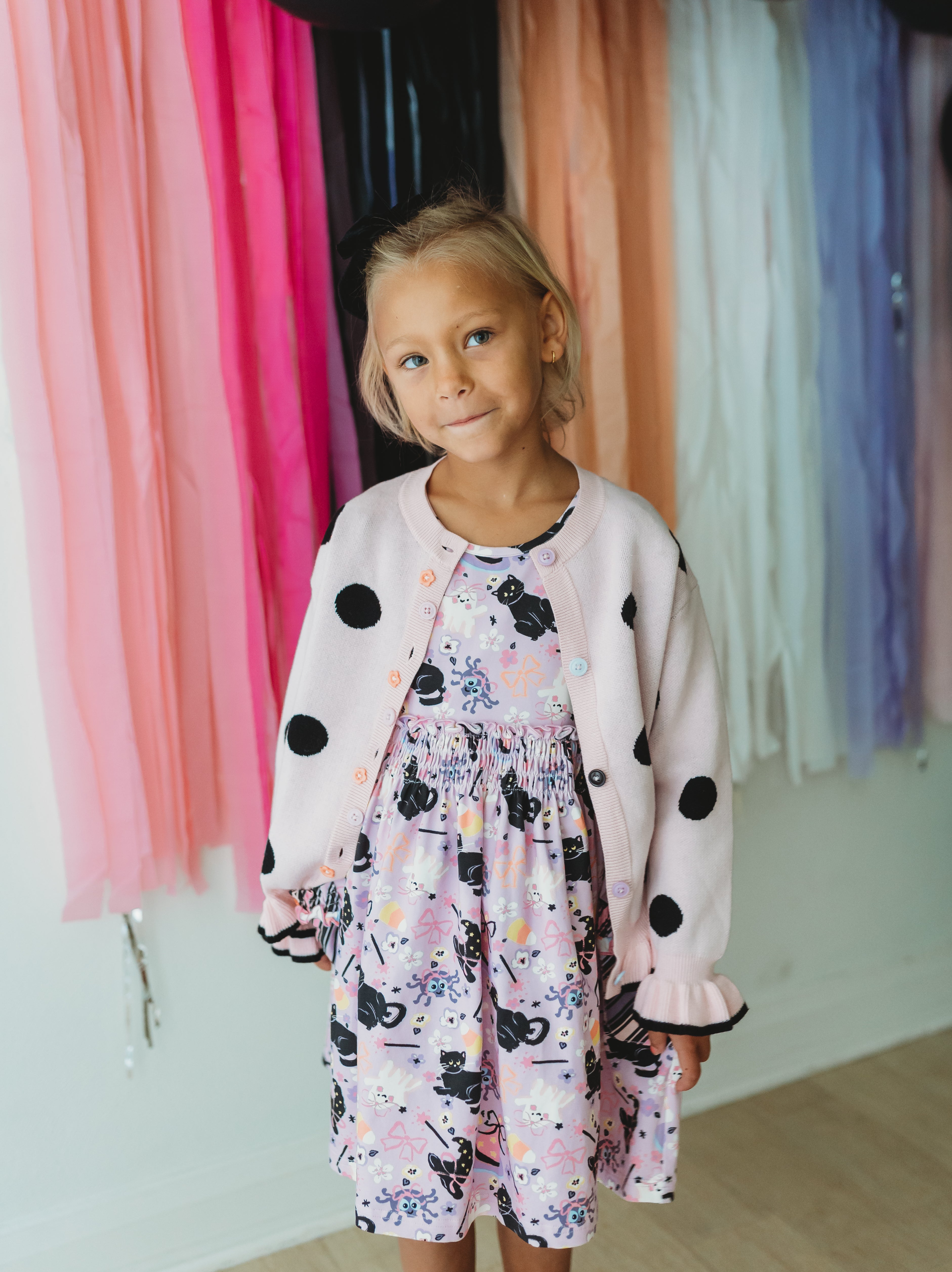 Dot Dot Boo Cardigan  (Pre-Order)