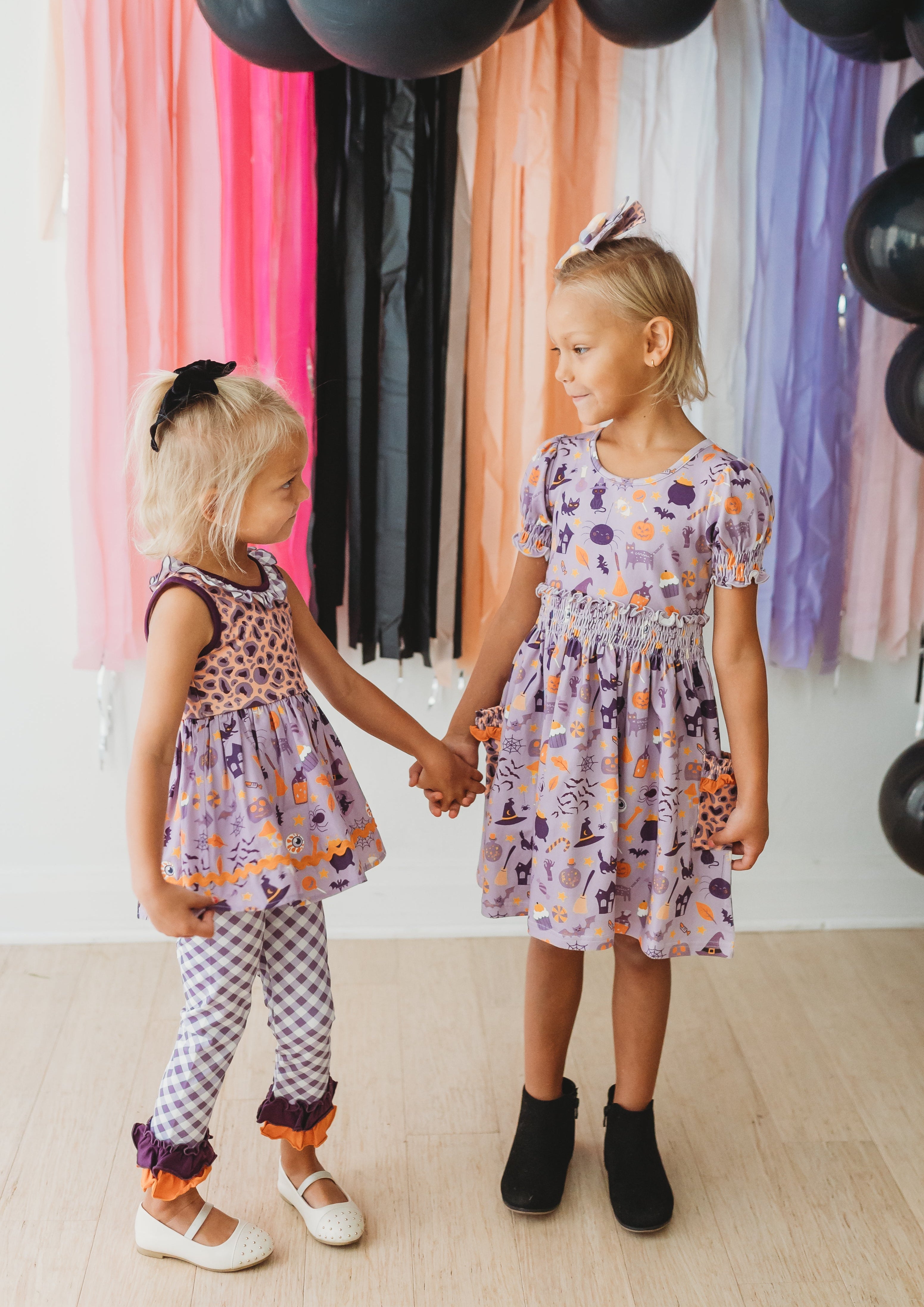 Gingham Goblin Ruffle Leggings (Pre-Order)