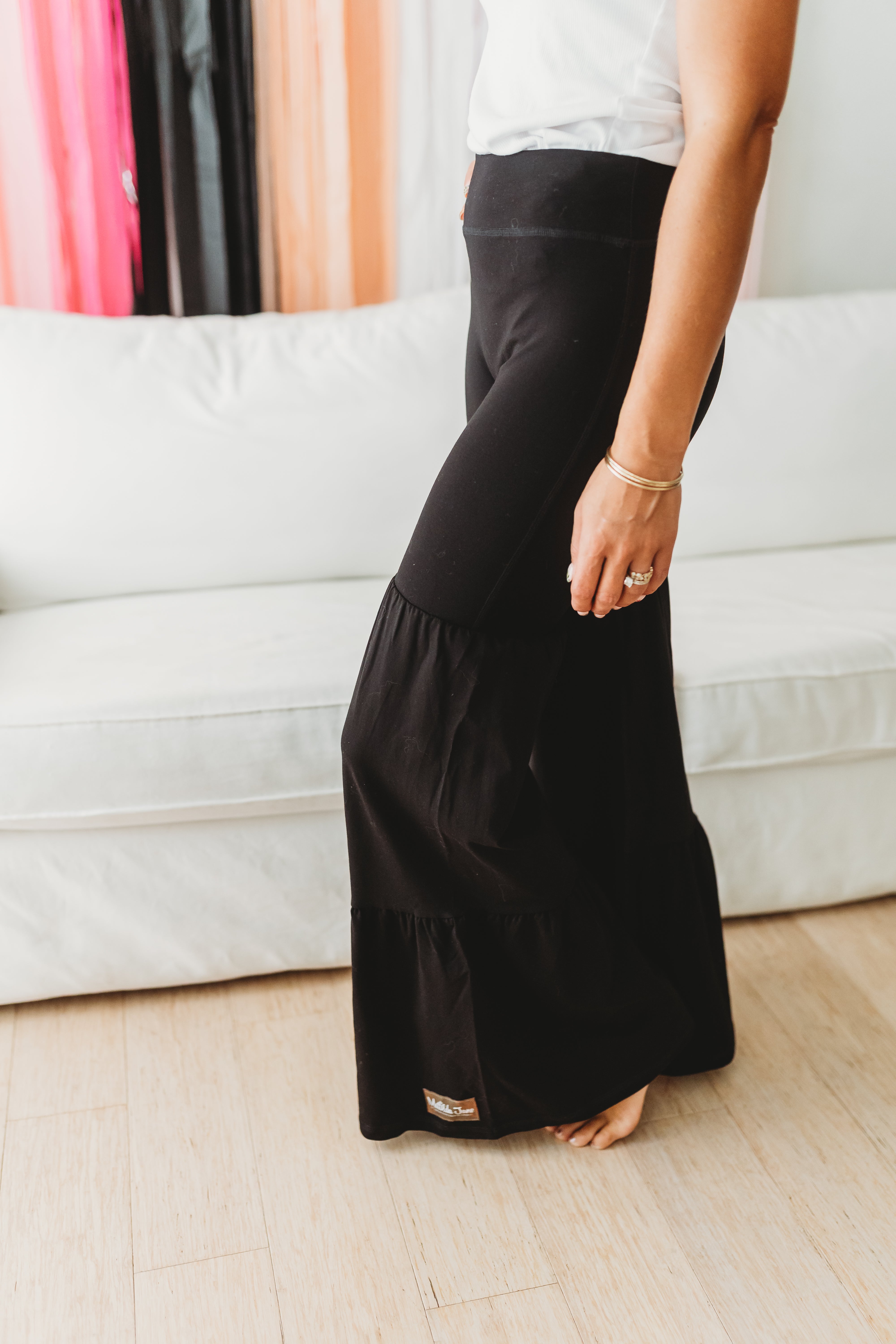 Women's Tiered Ruffle Pants | Into The Night