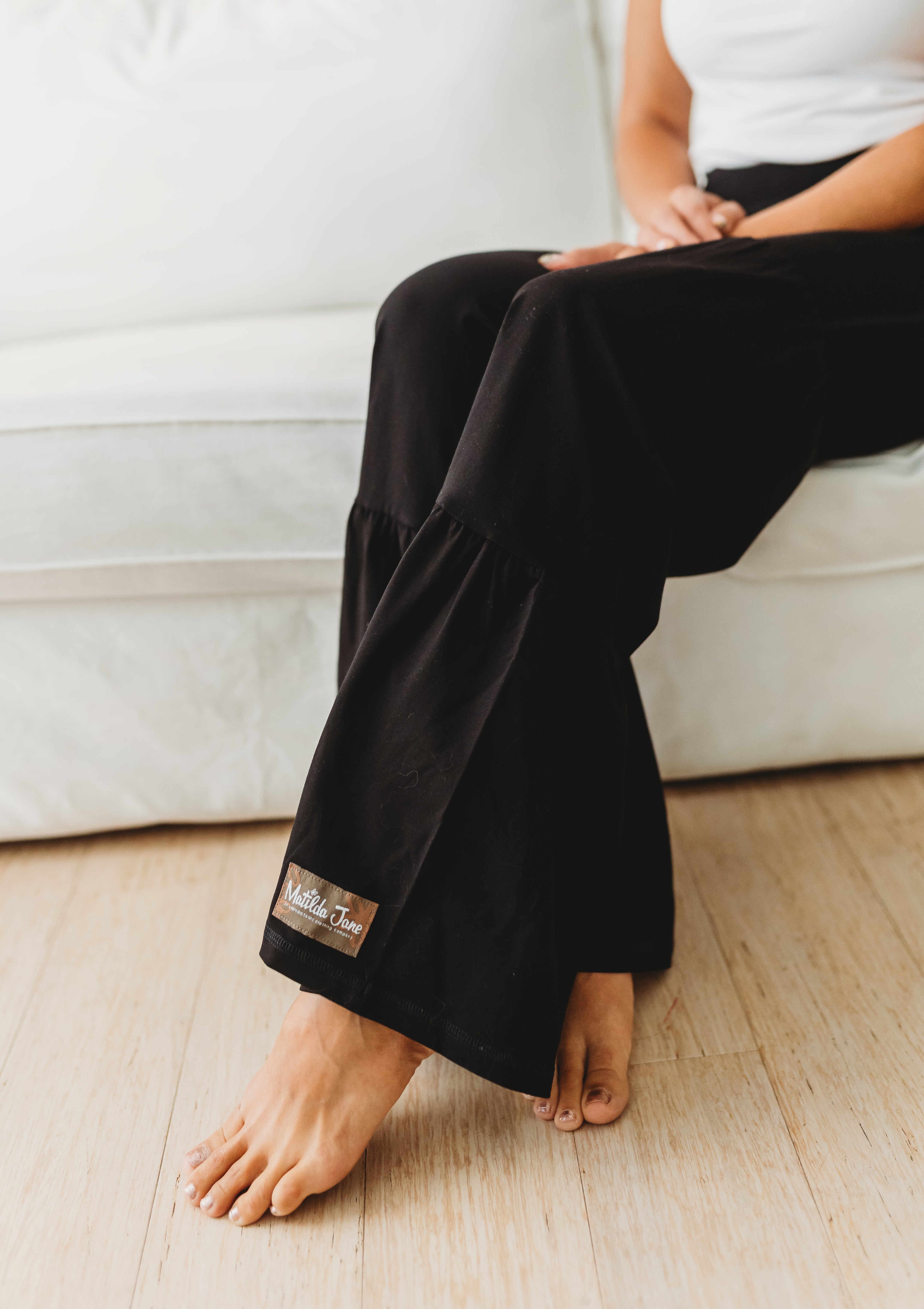 Women's Tiered Ruffle Pants | Into The Night