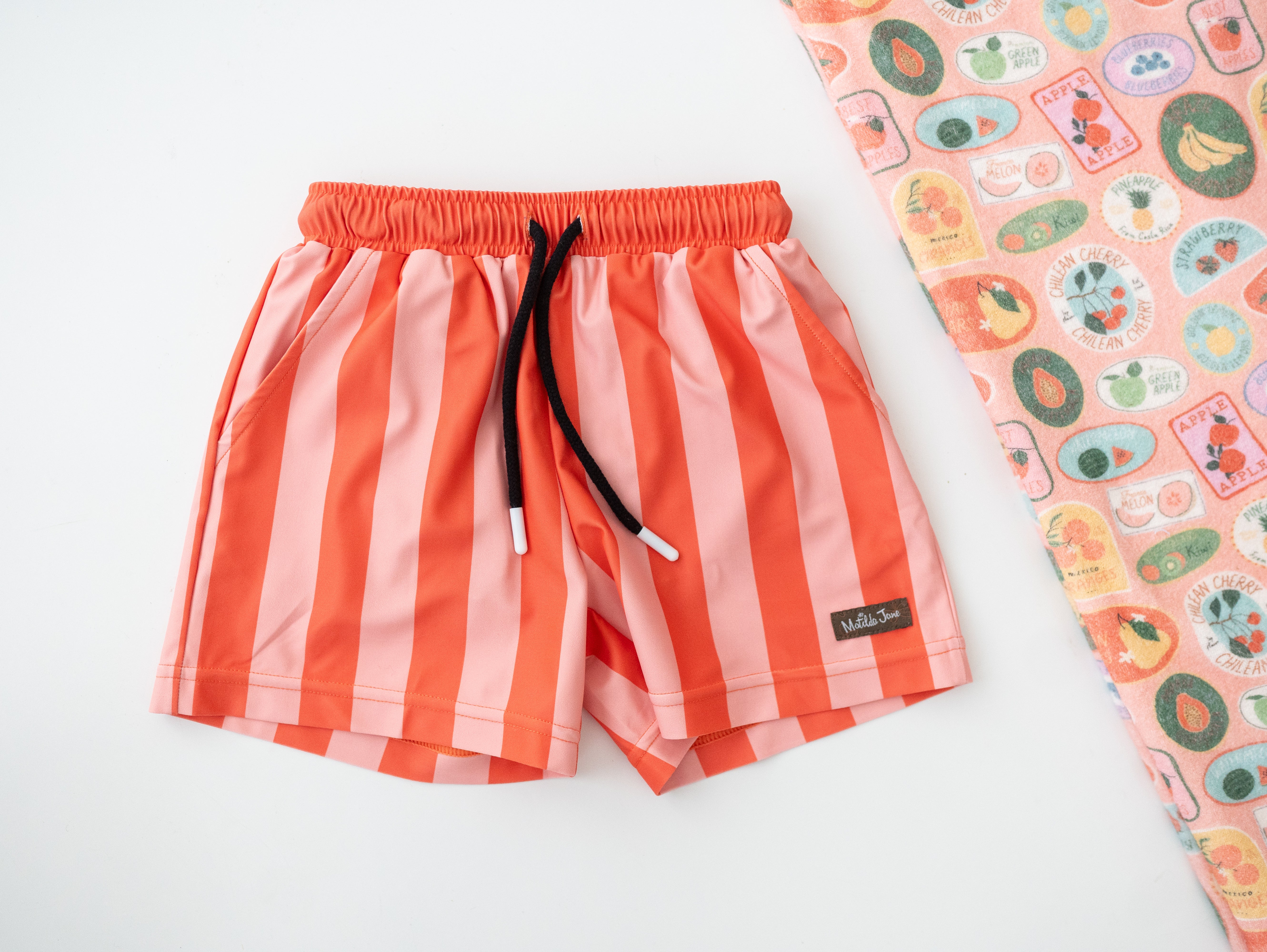 Passport To Paradise Boy's Swim Trunks (Pre-Order)