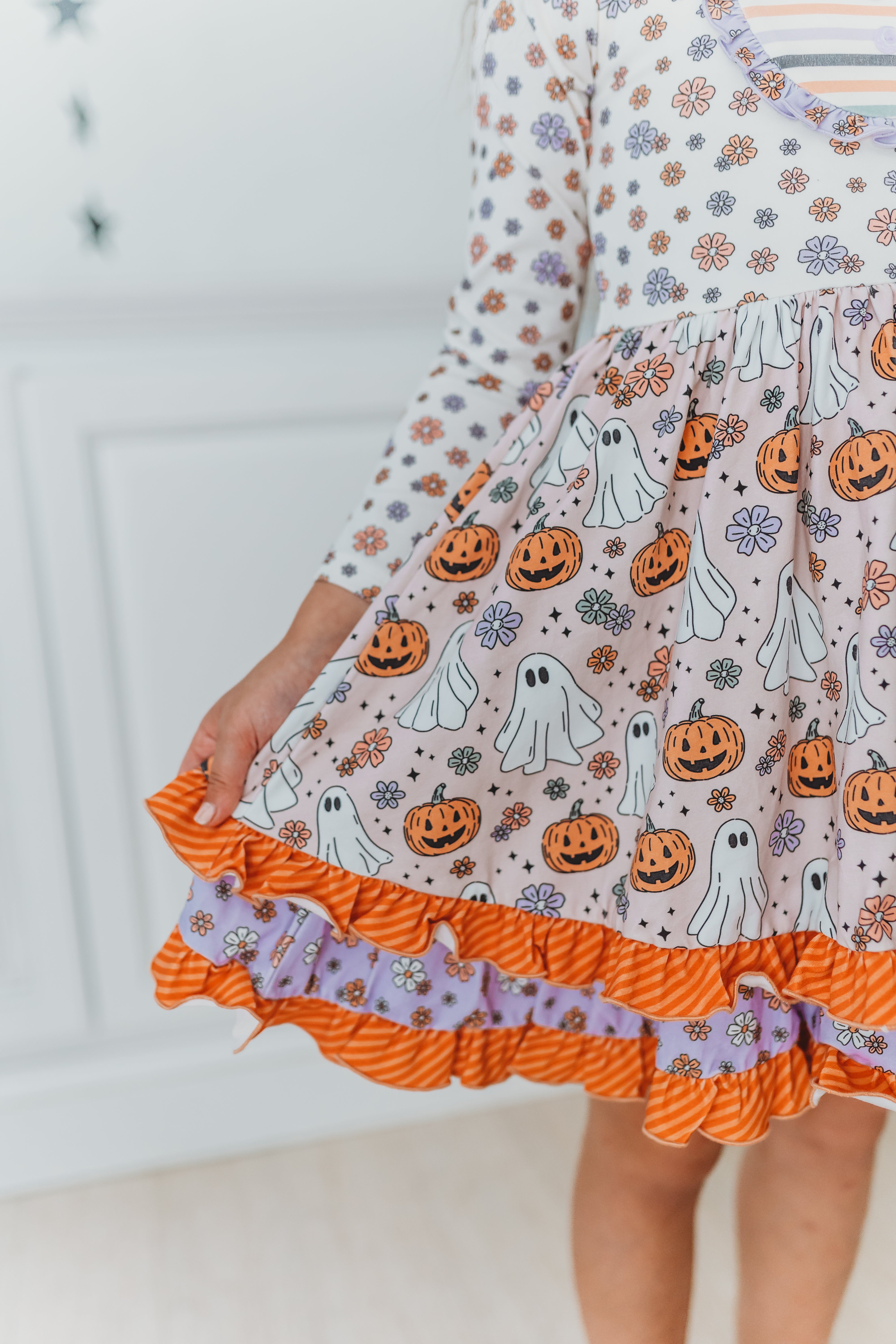 Ghouls & Giggles Ruffle Dress