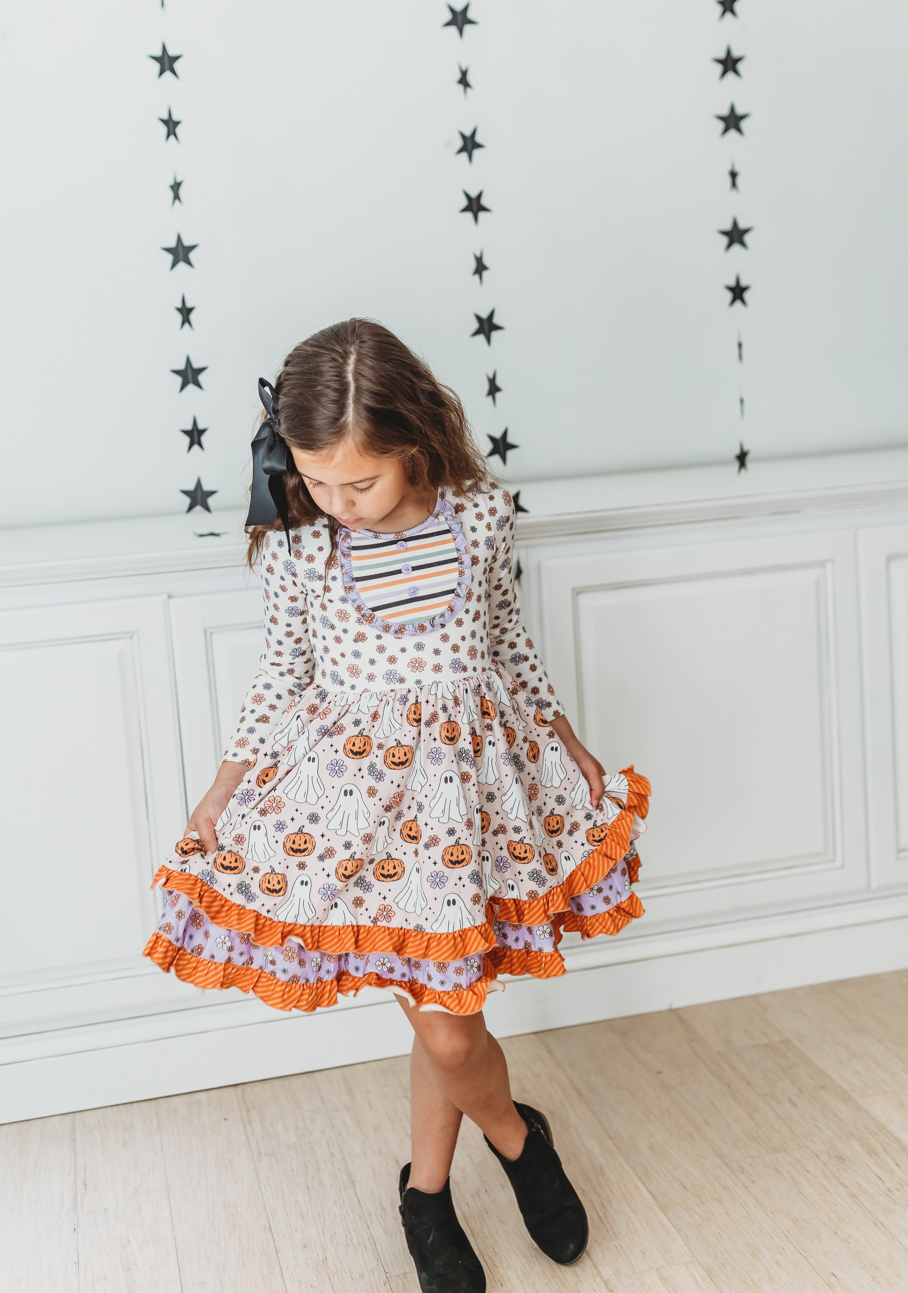 Ghouls & Giggles Ruffle Dress