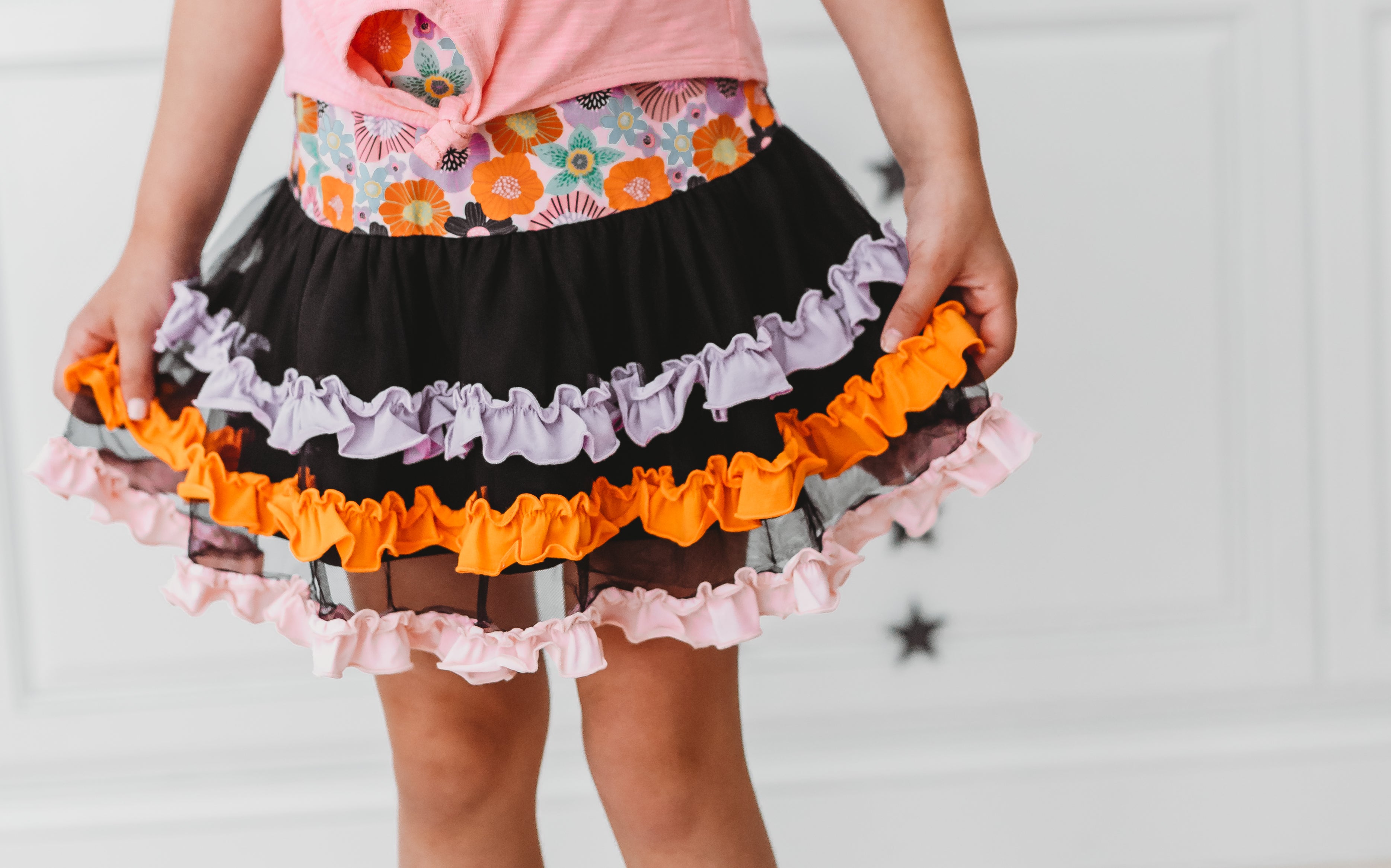 Witchy Charm Tulle Ruffle Skirt