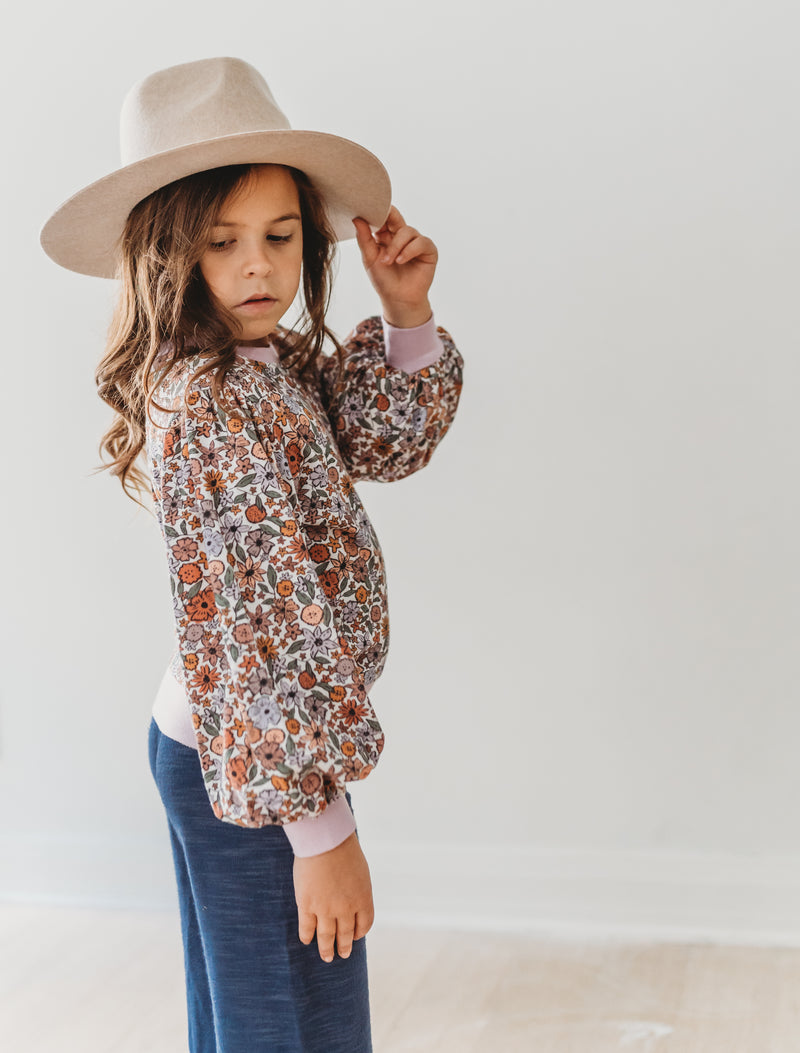 Puff Sleeve Sweater - Enchanted Oasis