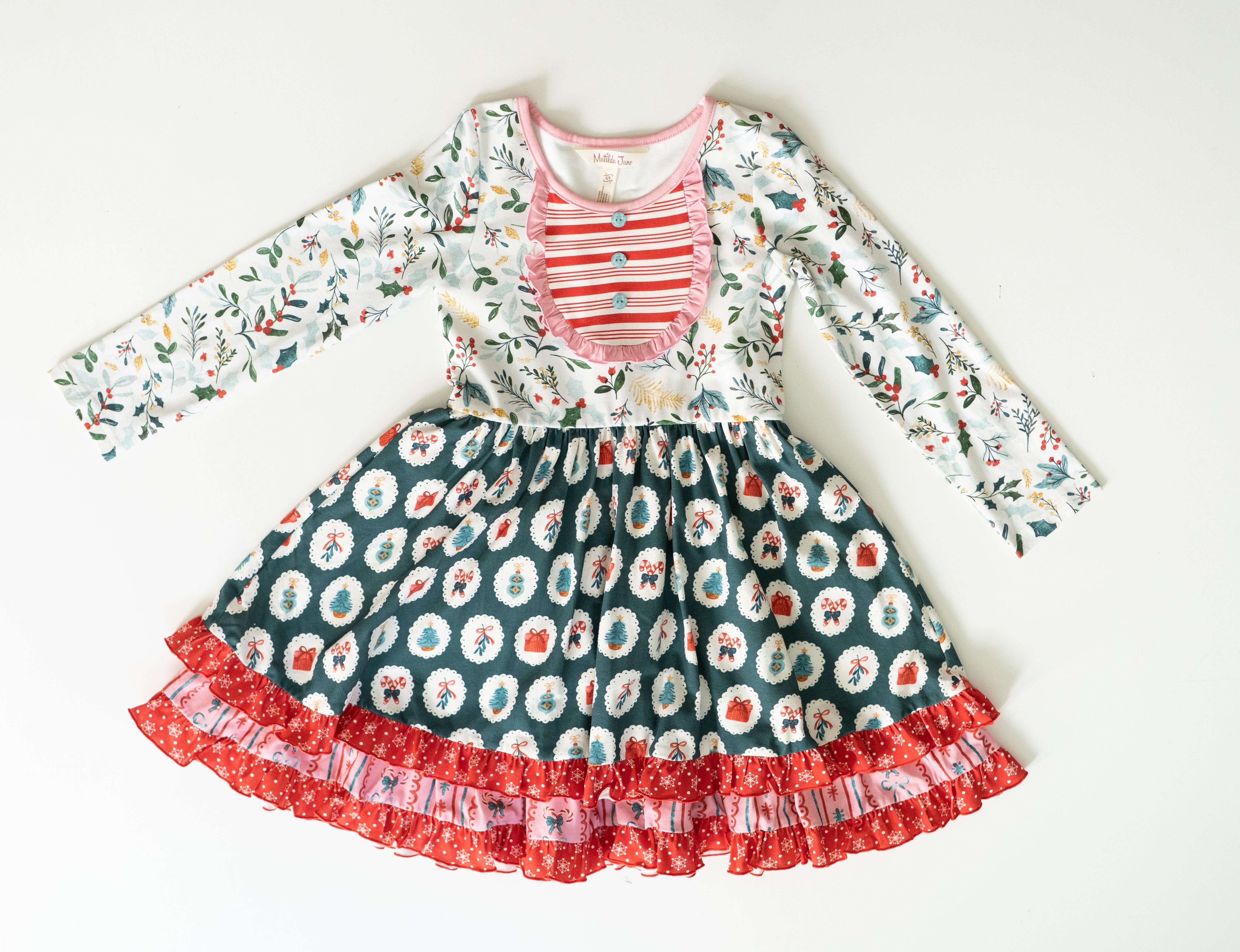 Mistletoe Magic Bib Dress