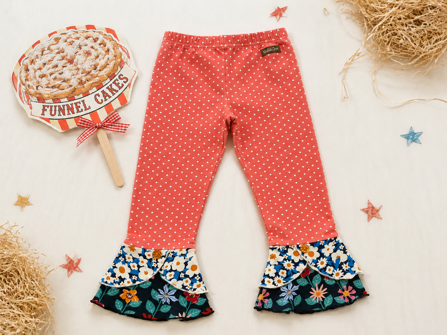 Funnel Cake Scrappy Leggings (Pre-Order)