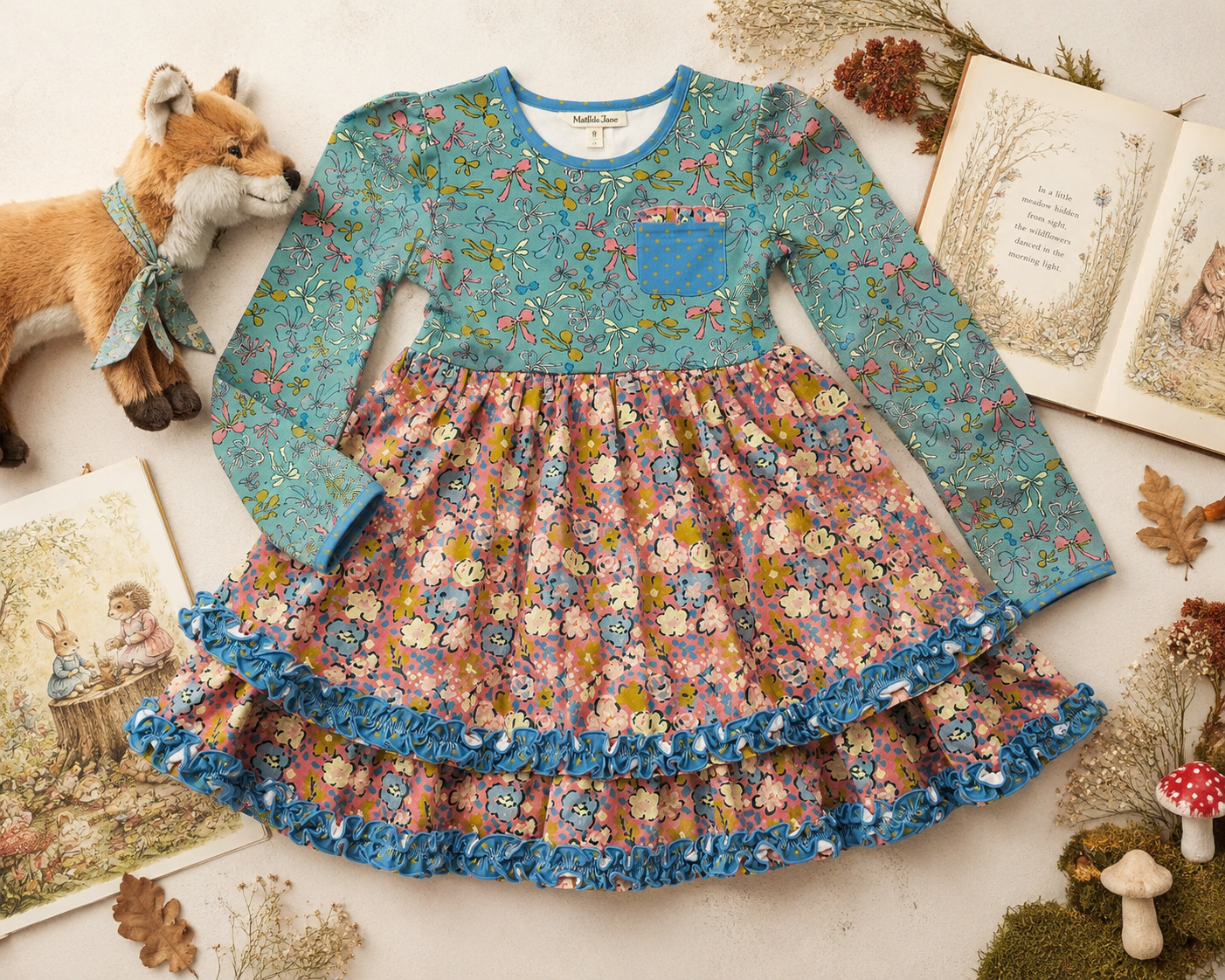 Rosie Posie Ruffle Dress (Pre-Order)