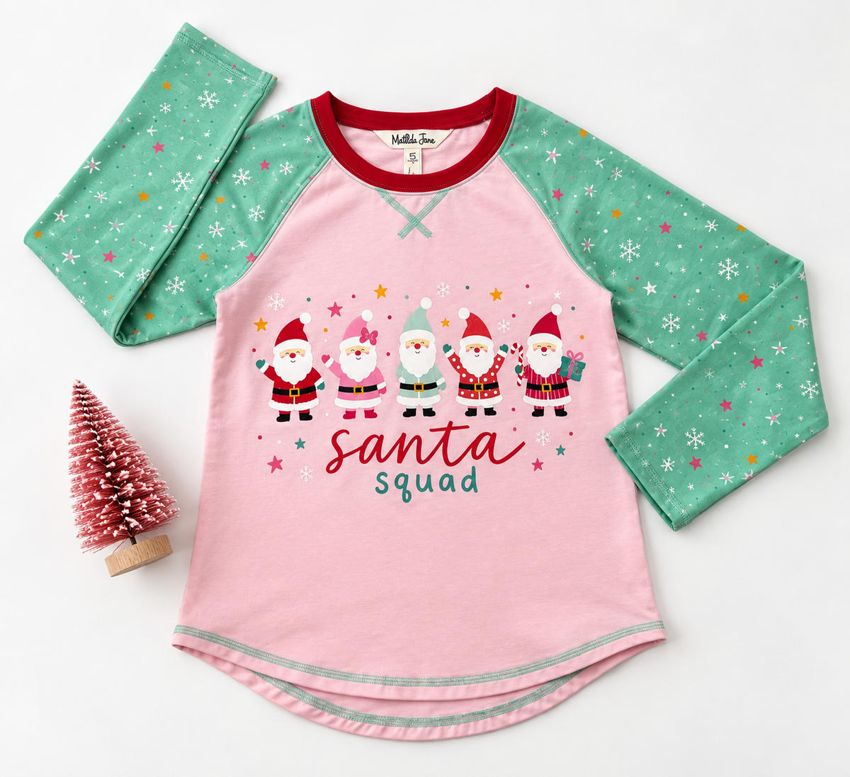 Santa Squad Raglan Tee (Pre-Order)