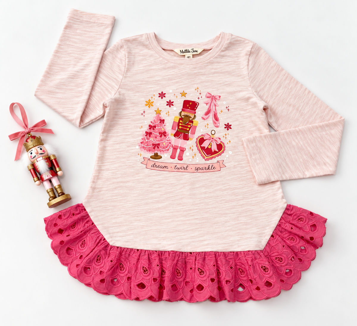 Sugarplum Soirée Ruffle Tee (Pre-Order Ships End of October)