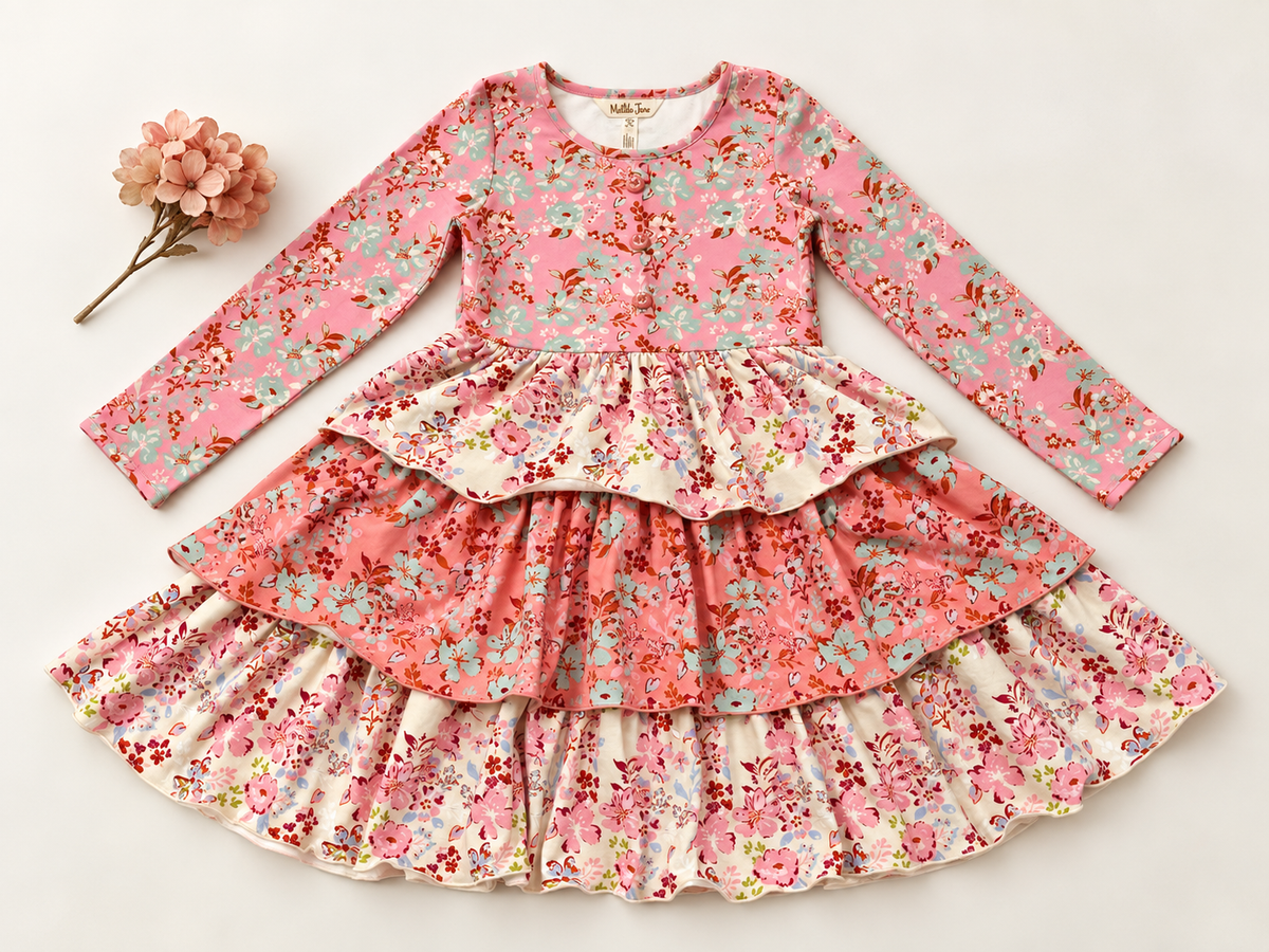 The Sugarplum Garden Ruffle Dress (Pre-Order)