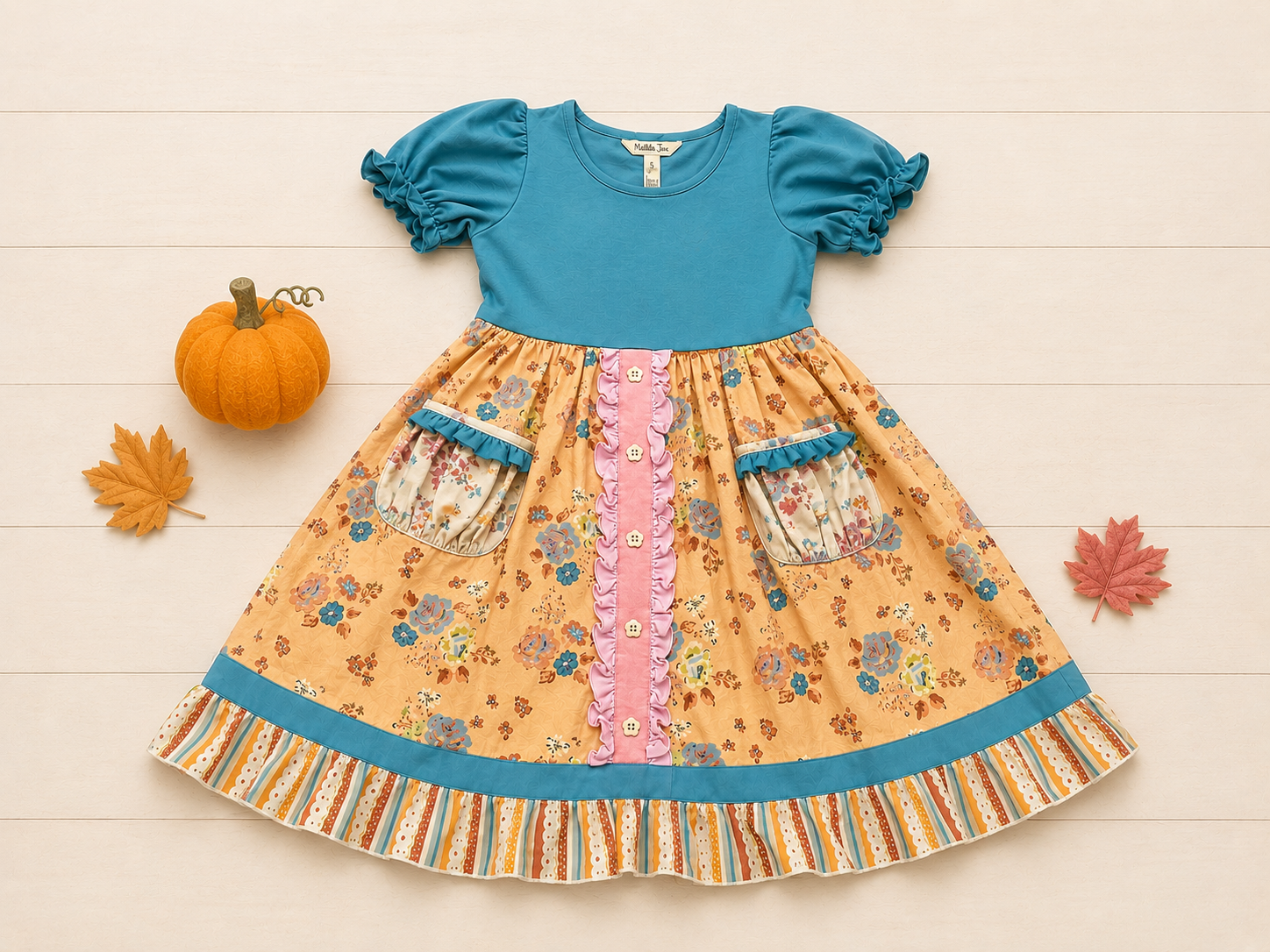 Petals & Pockets Ruffle Dress (Pre-Order)