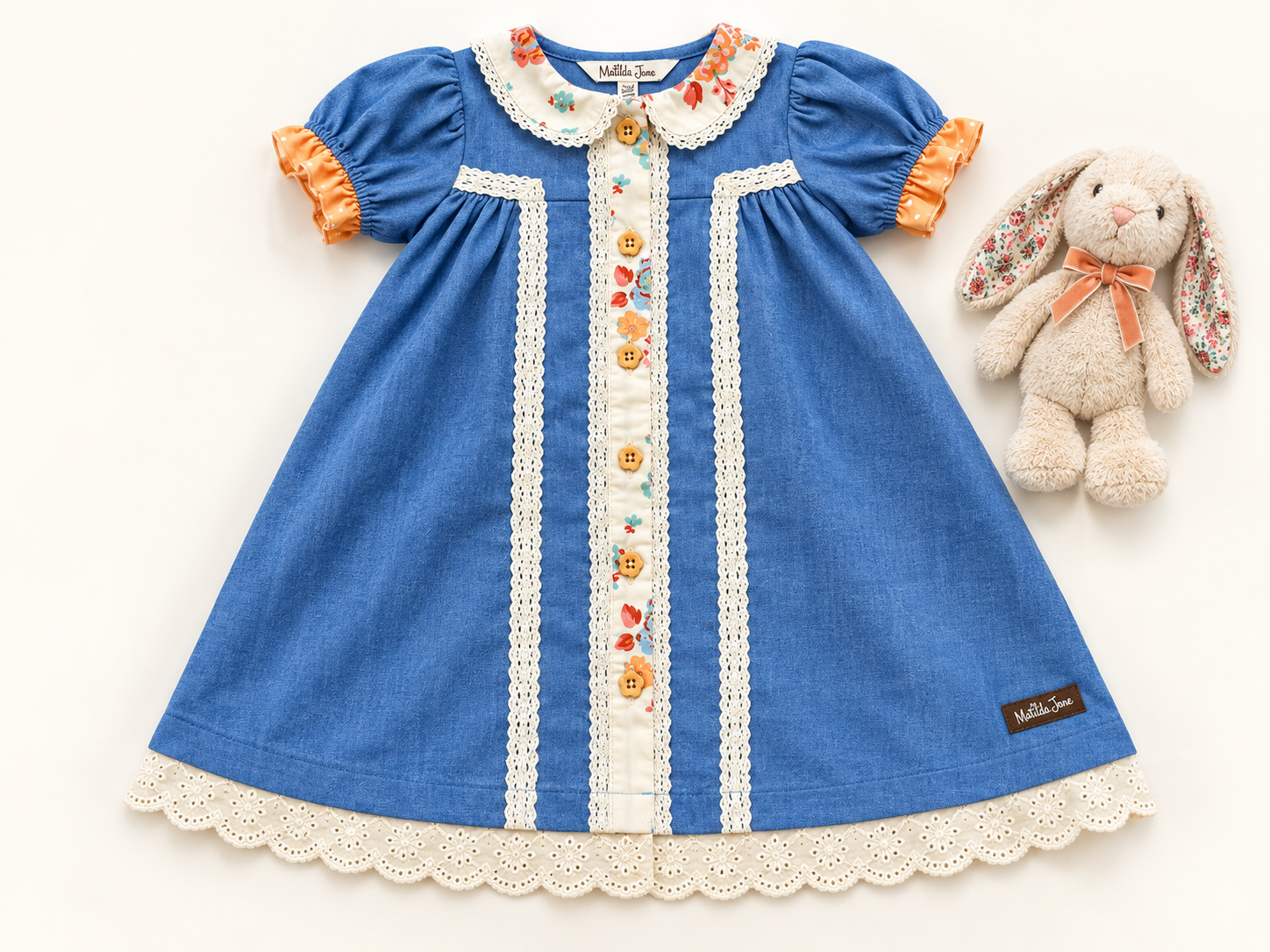 Cottage Gate Chambray Dress (Pre-Order)