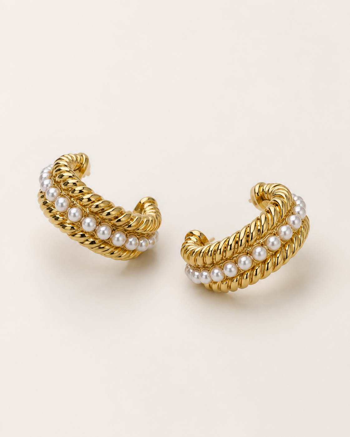 Aurélia Pearl Hoops