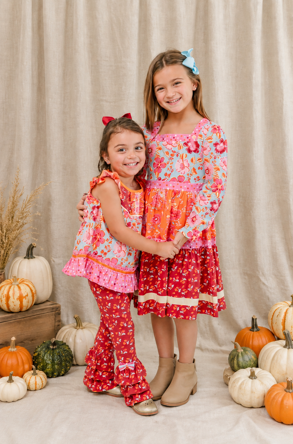 Autumn Story Panel Dress (Pre-Order)