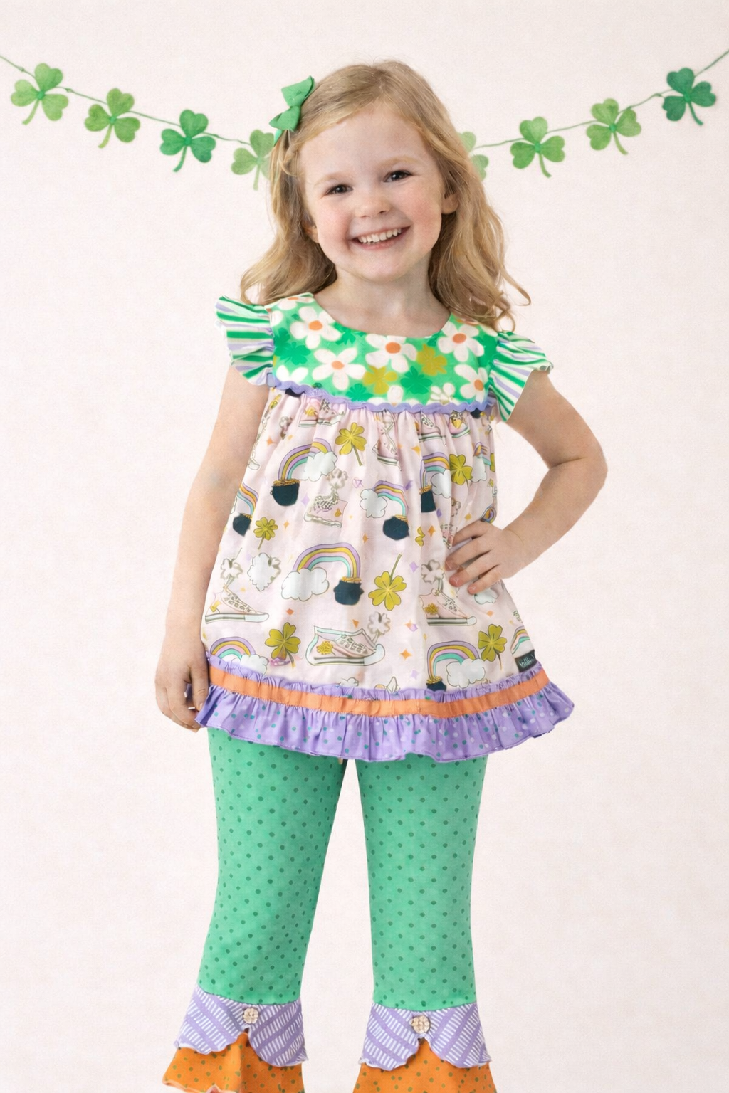 Ruffle Skies Scrappy Leggings