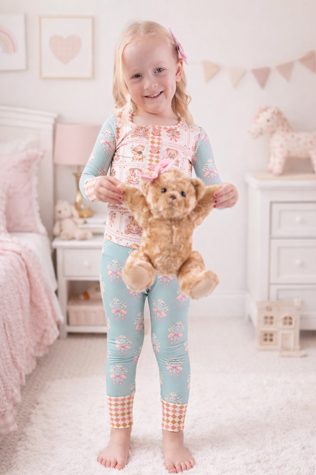 Beary Blossoms Lounge Set