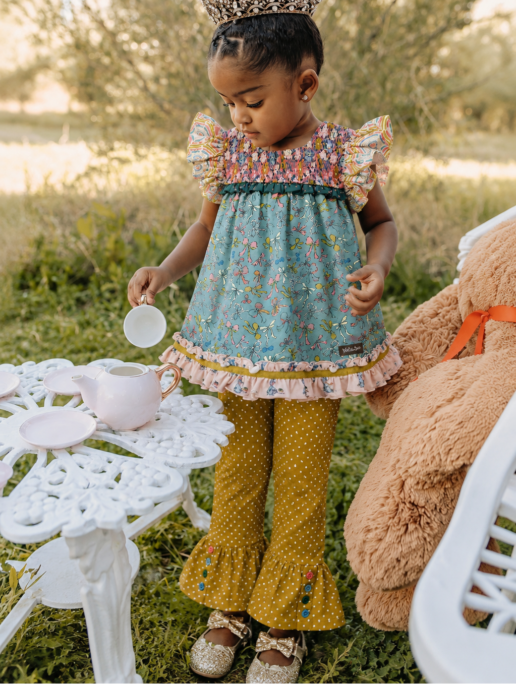 Honey Dot Big Ruffles (Pre-Order)