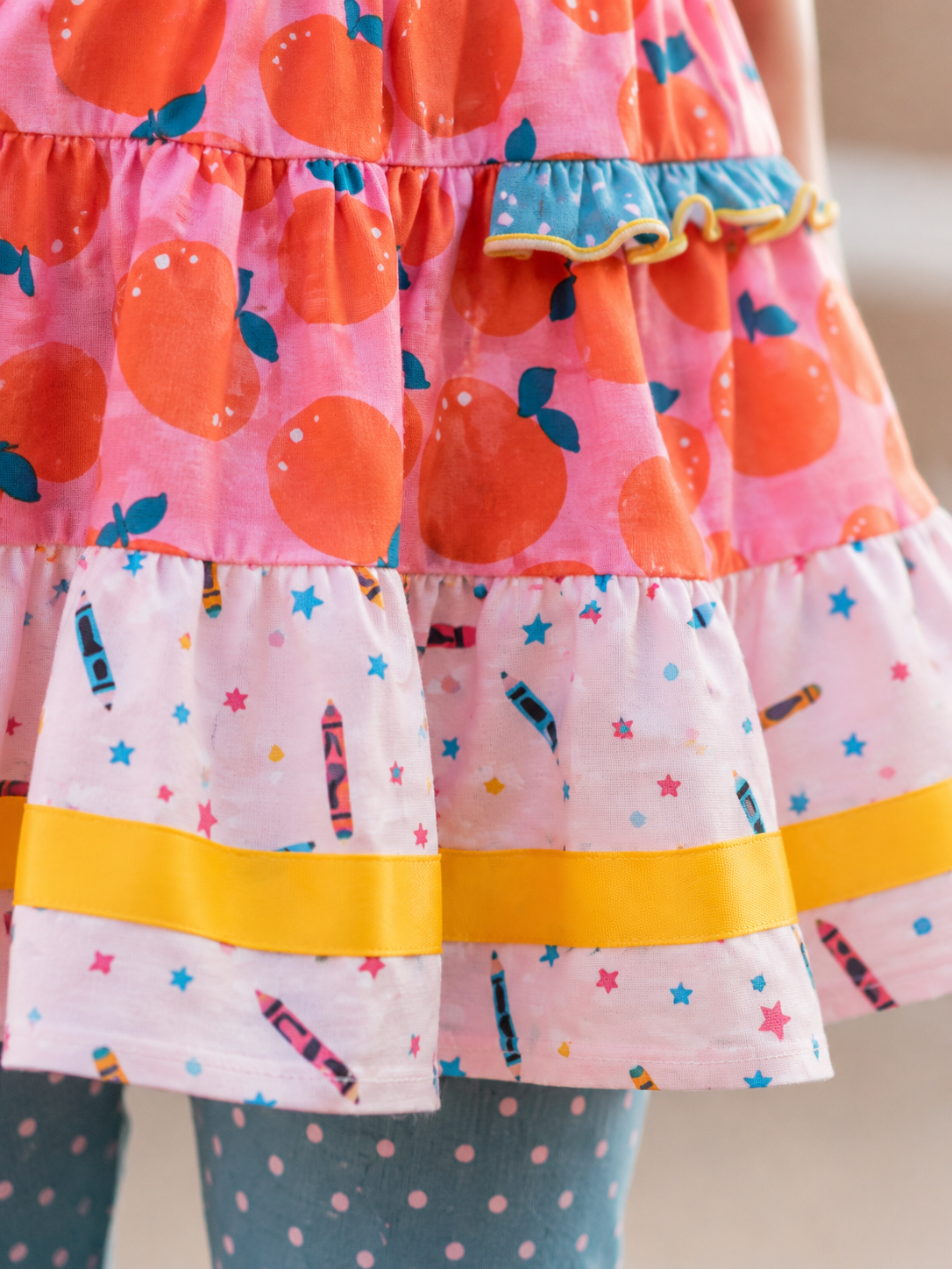 Apple of My Eye Button Dress