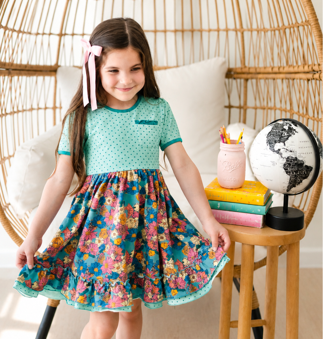 Meadow Muse Ruffle Dress