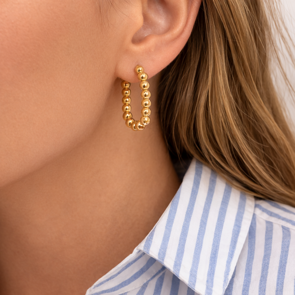 Golden Muse Hoops