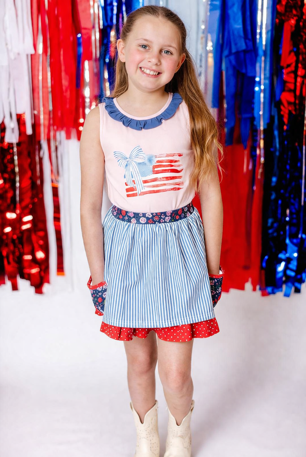 Liberty Garden Layered Skirt