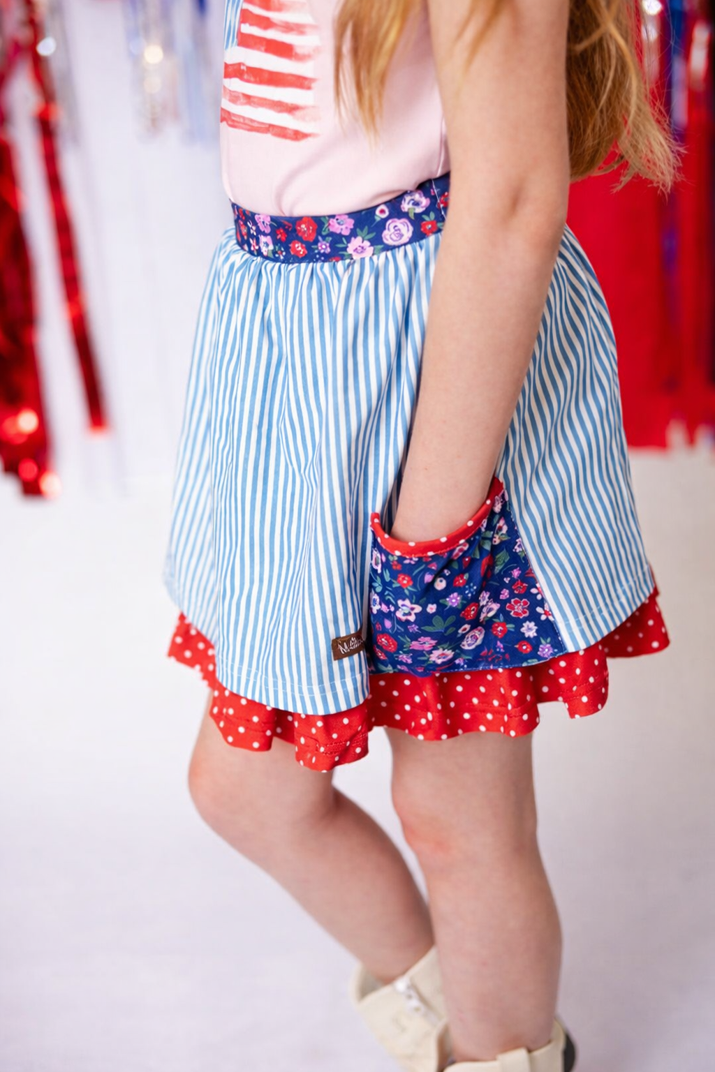 Liberty Garden Layered Skirt