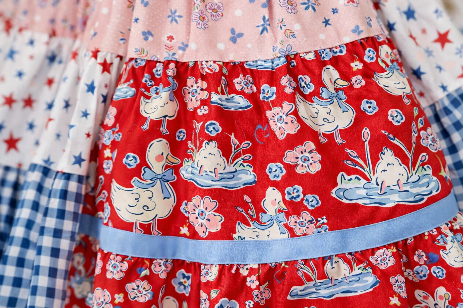 Little Liberty Duck Parade Panel Dress