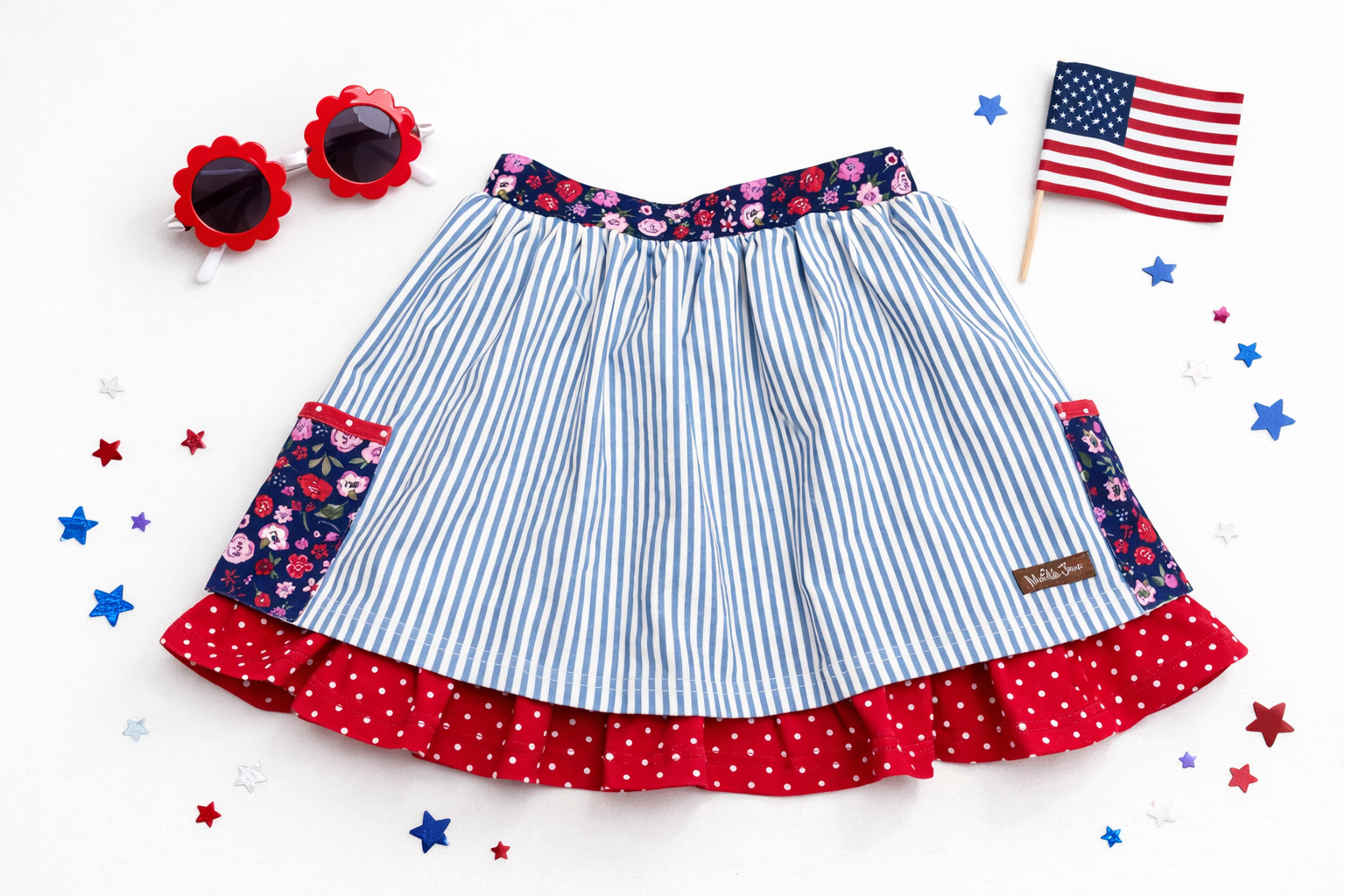 Liberty Garden Layered Skirt