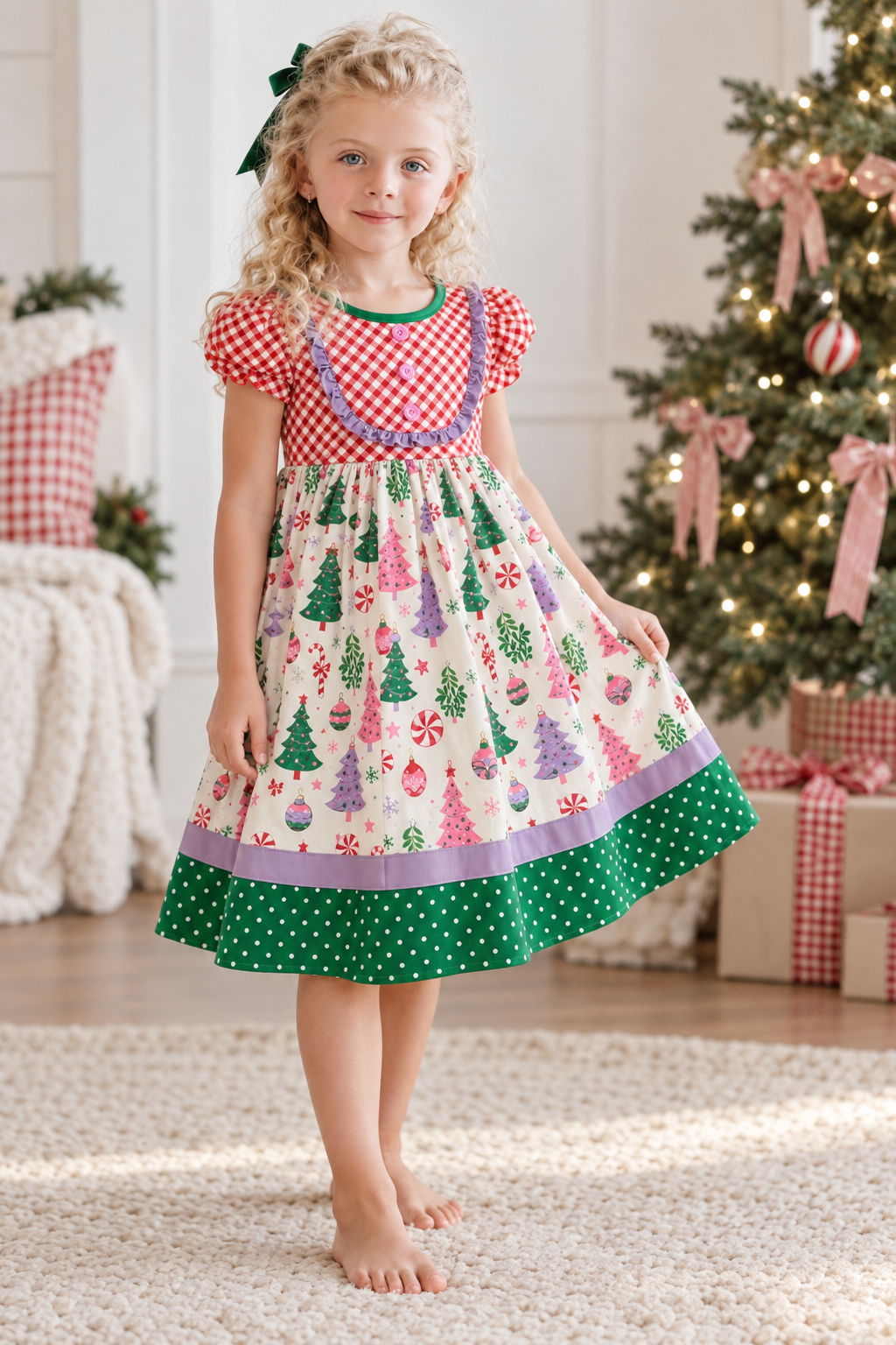 Sugarplum Spruce Dress (Pre-Order)