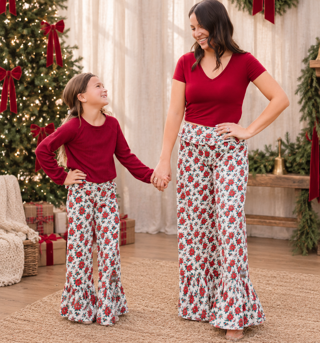 Women's Big Ruffles | Poinsettia Parlor (Pre-Order)