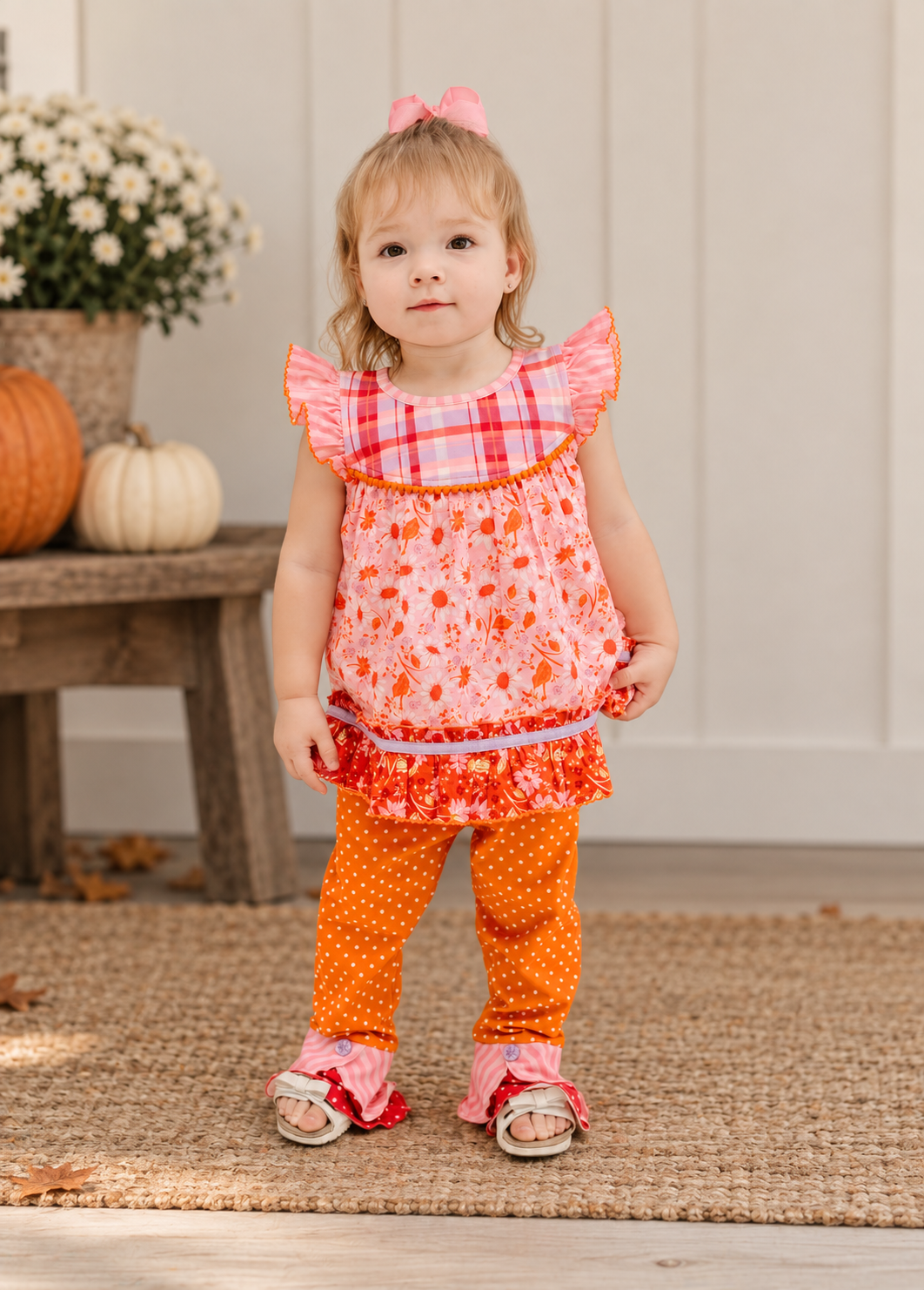 Strawberry Skies Tunic (Orange)
