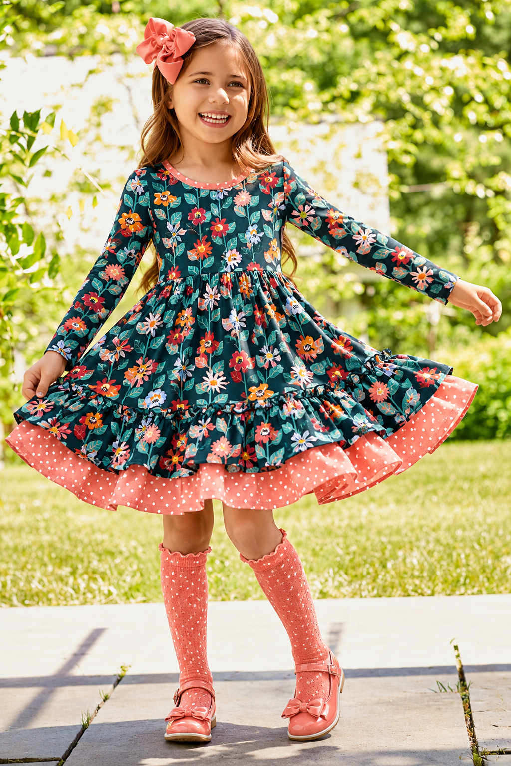 Fairground Flowers Lap Dress (Pre-Order)