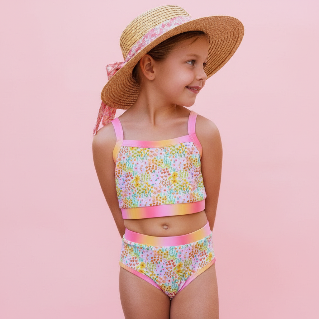 Ombre Two Piece Swimsuit | Sunlit Meadow (Pre-Order)