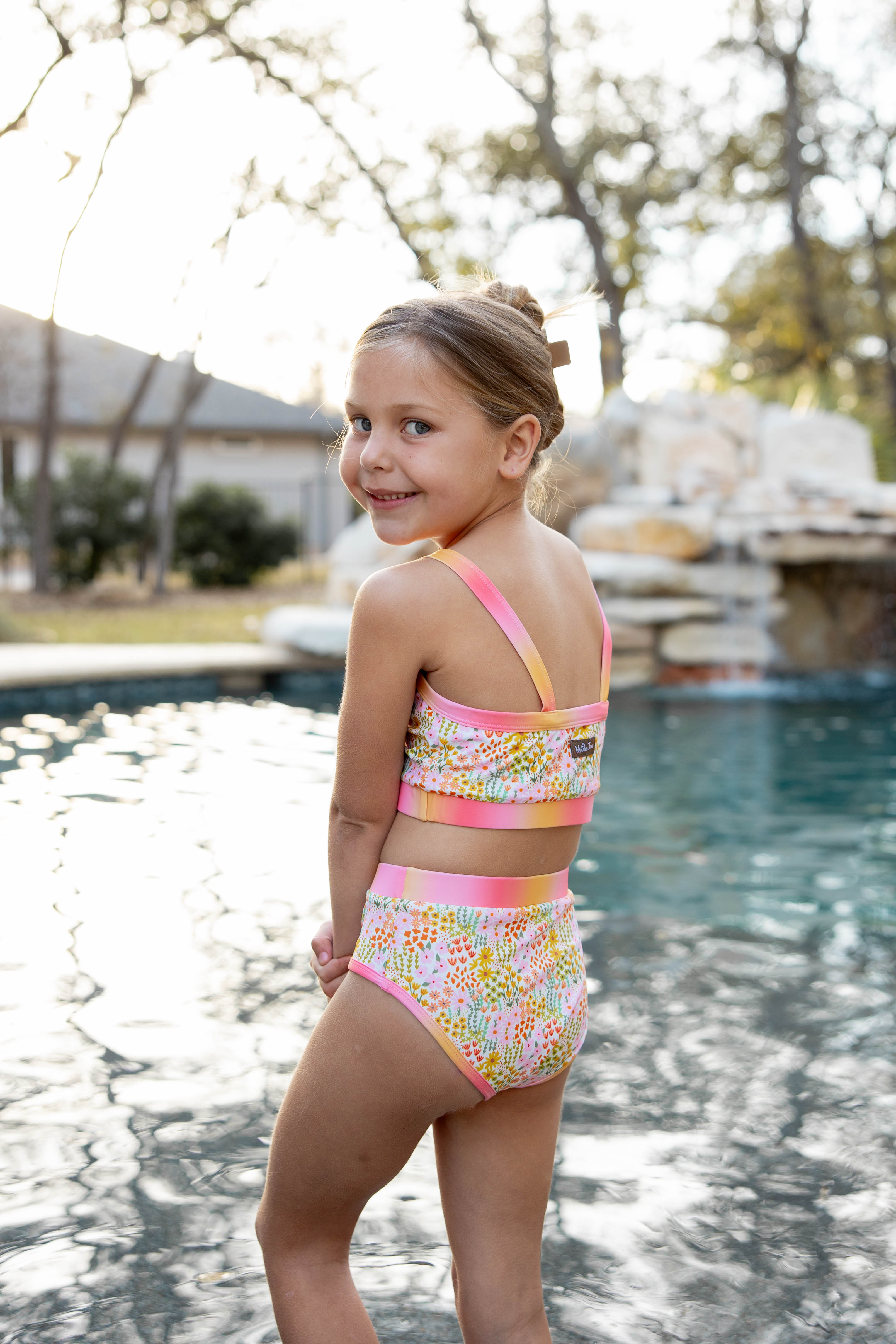 Ombre Two Piece Swimsuit | Sunlit Meadow (Pre-Order)