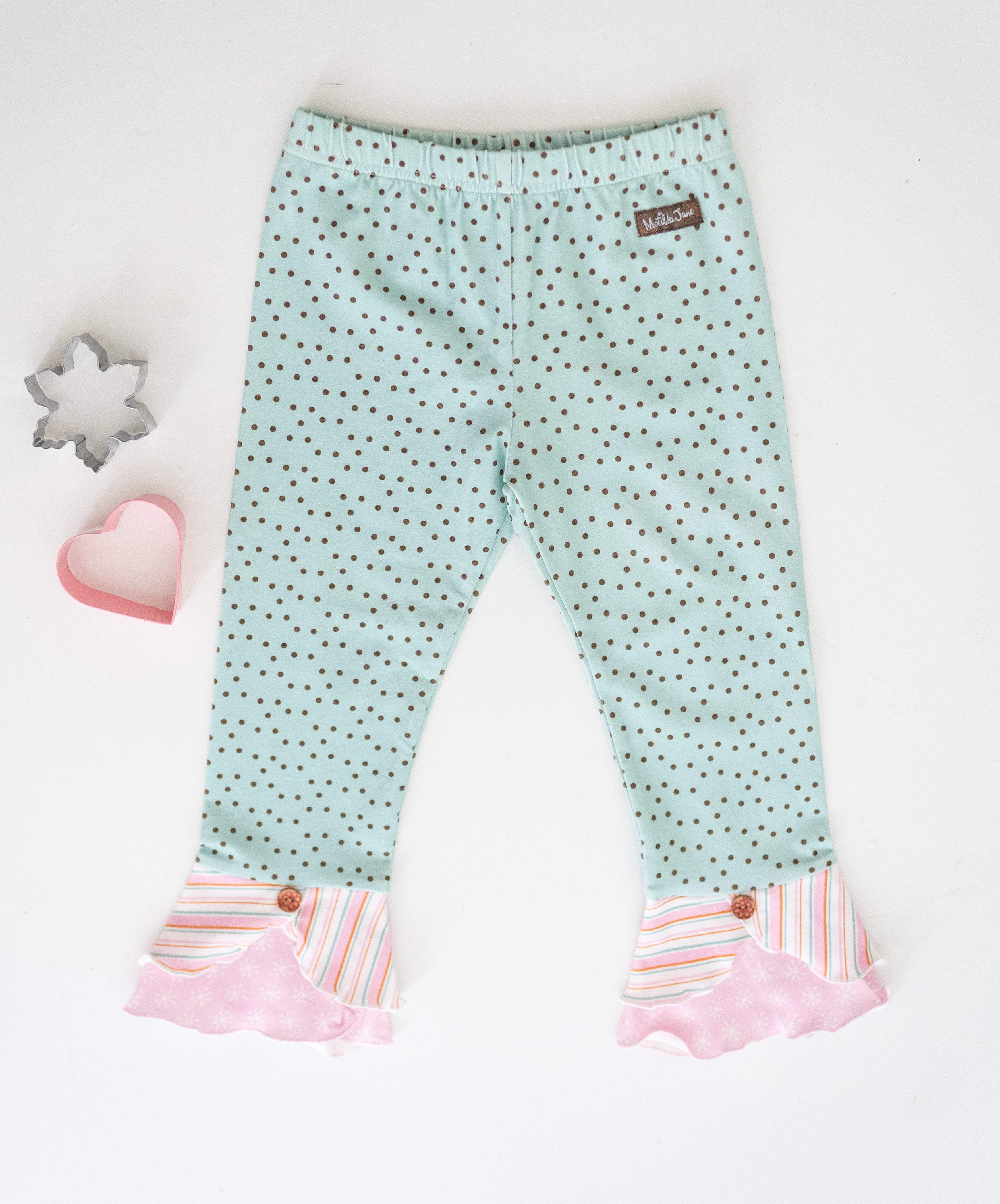 Peppermint Dot Parade Scrappy Leggings