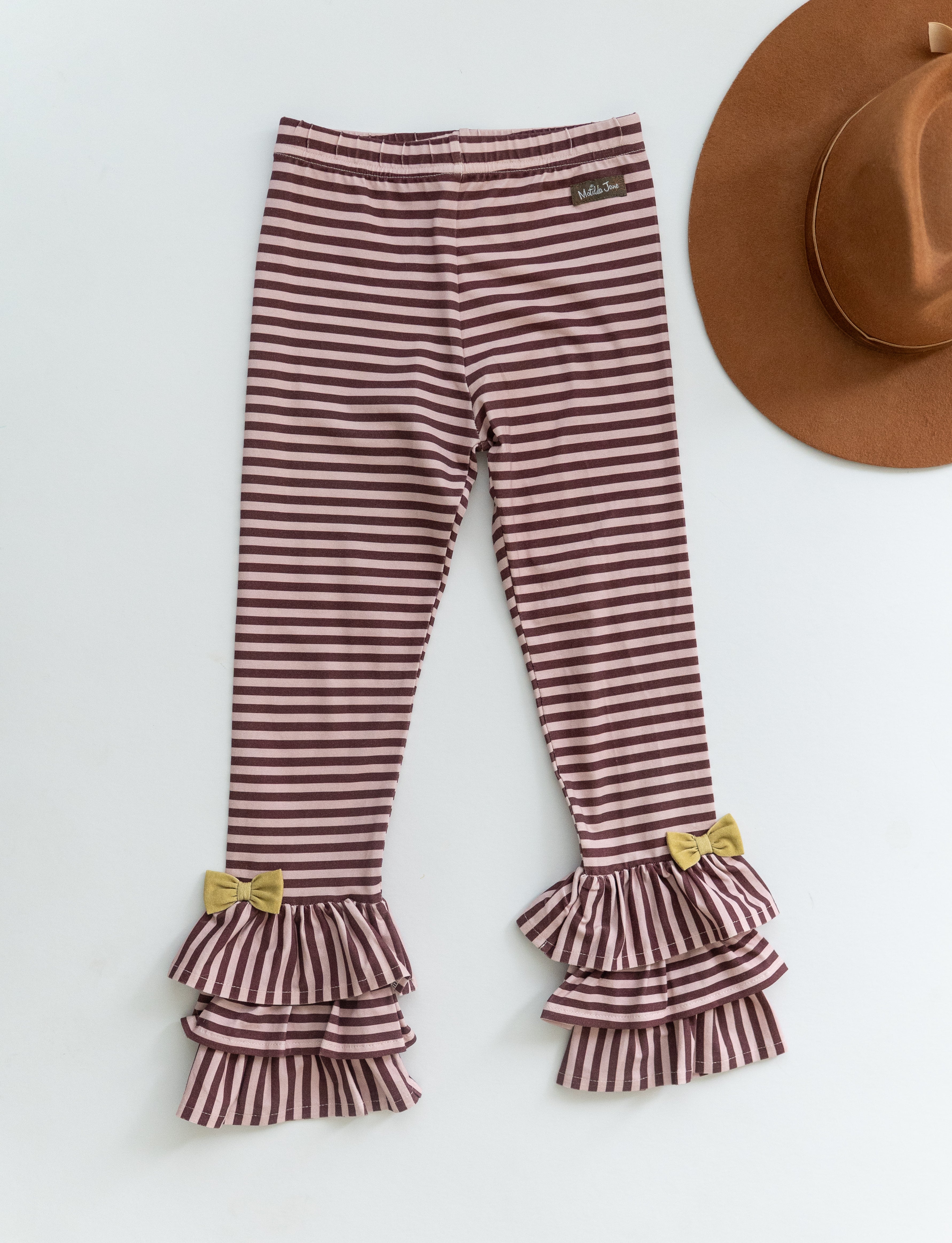 Tangled in Twigs Ruffle Leggings (Pre-Order)